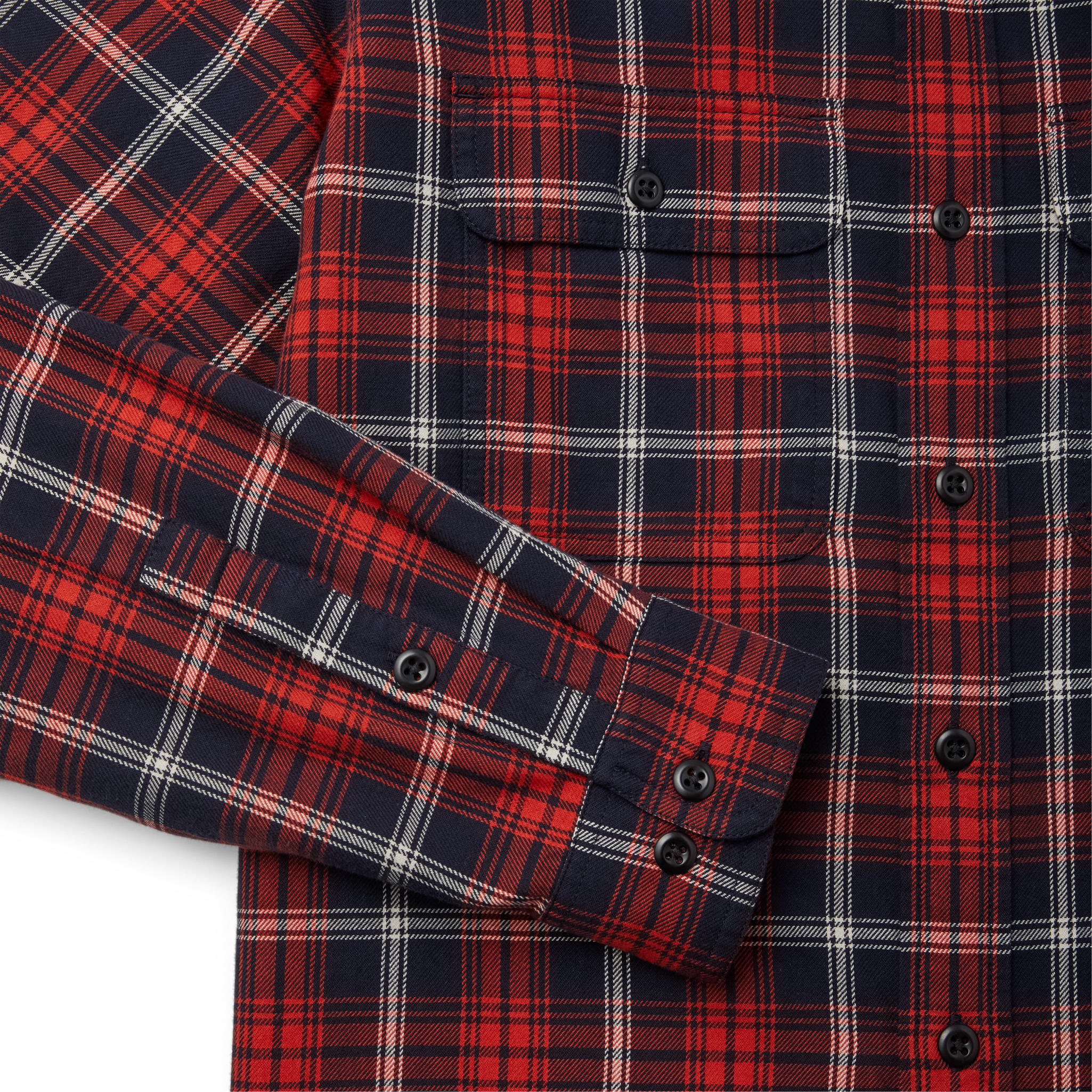 Scout Shirt - Navy/red/white Plaid