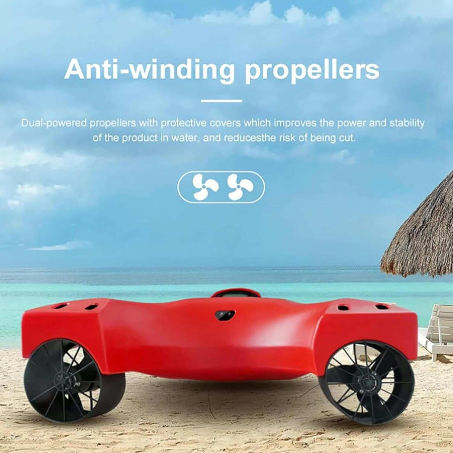 Electric Surfboard, Smart Somatosensory Surfing Board Swimming Aids, Diving Propeller 5 Gears Speed Control, Perfect for Both Beginners and Beachgoers Looking for A Relaxed and Fun Ride