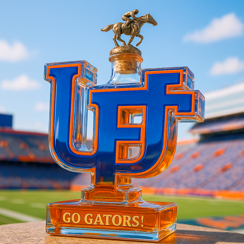 Florida Gators Limited-Edition Whiskey Bottle