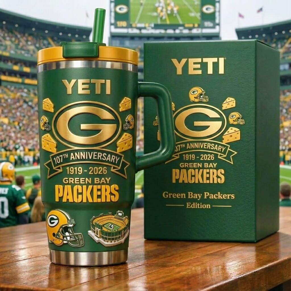 Green Bay Packers 107TH ANNIVERSARY YETI Tumbler