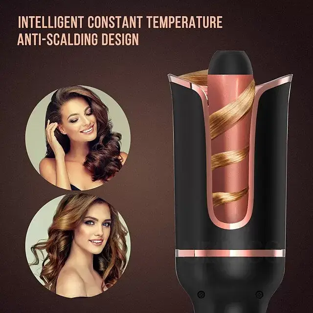 Automatic Hair Air Curler Quick Curling Iron Curls Hair Waver Tongs Rotating Hair Curling Wand Hair Waver Professional Ceramic Wave Styer Tools