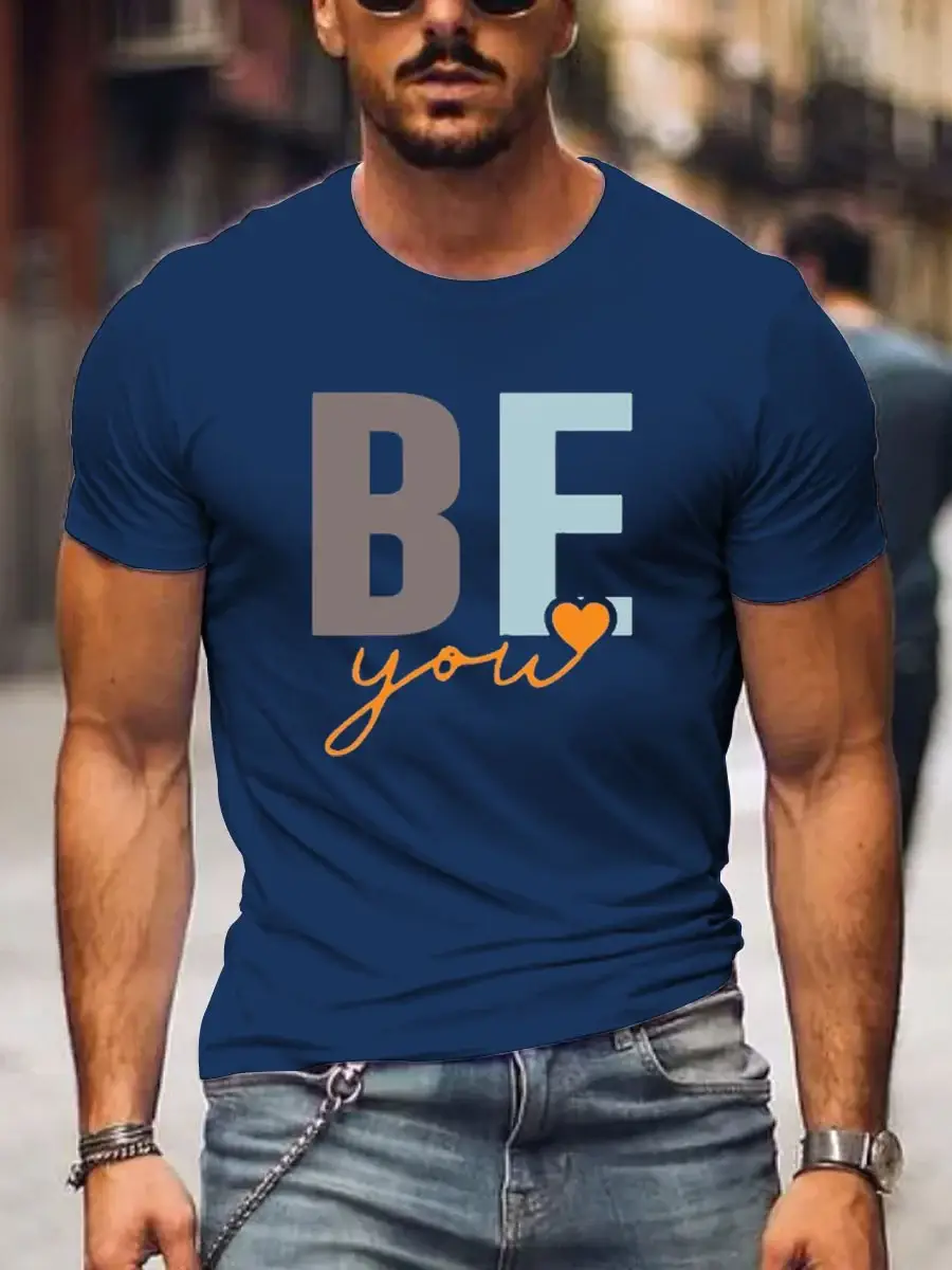 Men's Be You Art Print Casual T-Shirt
