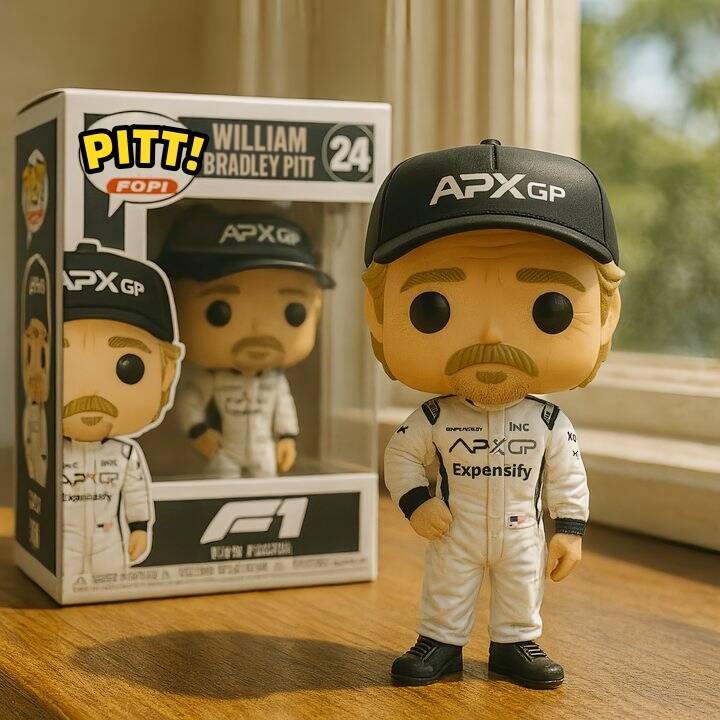 Brad Pitt “F1 The Movie” 2025 Pop Figure!