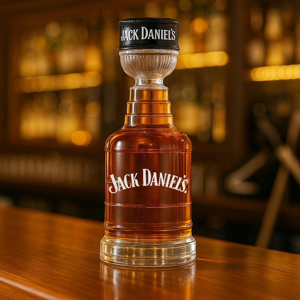 Stanley Cup Whiskey Bottle