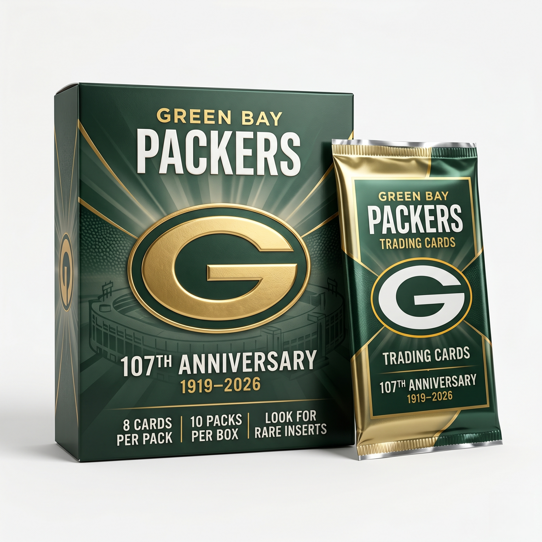 Green Bay Packers 107th Anniversary Hobby Box