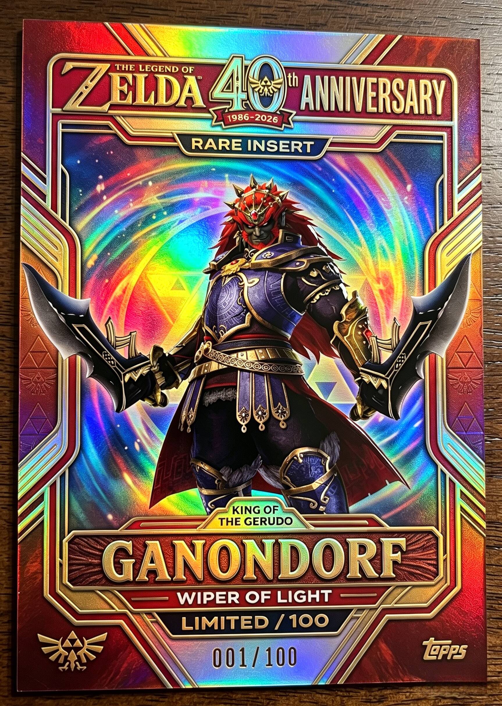 The Legend of Zelda 40th Anniversary Premium Trading Card Box