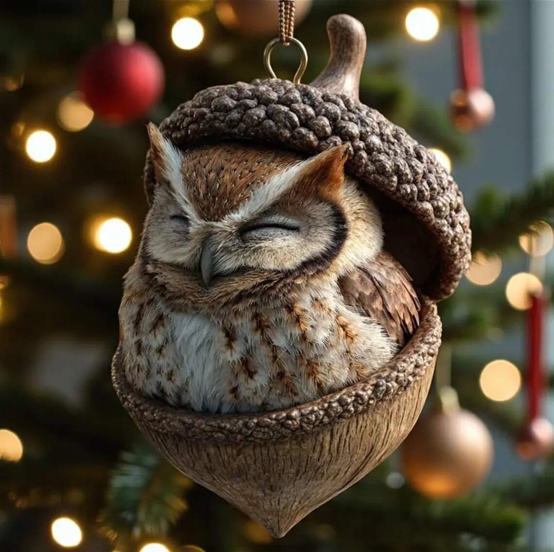 Forest Animal Acorn Ornaments