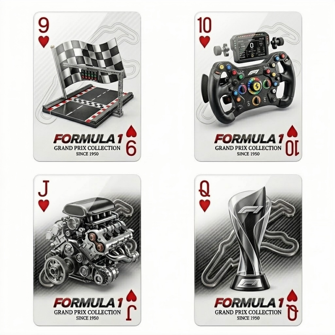 Formula 1 Playing Cards