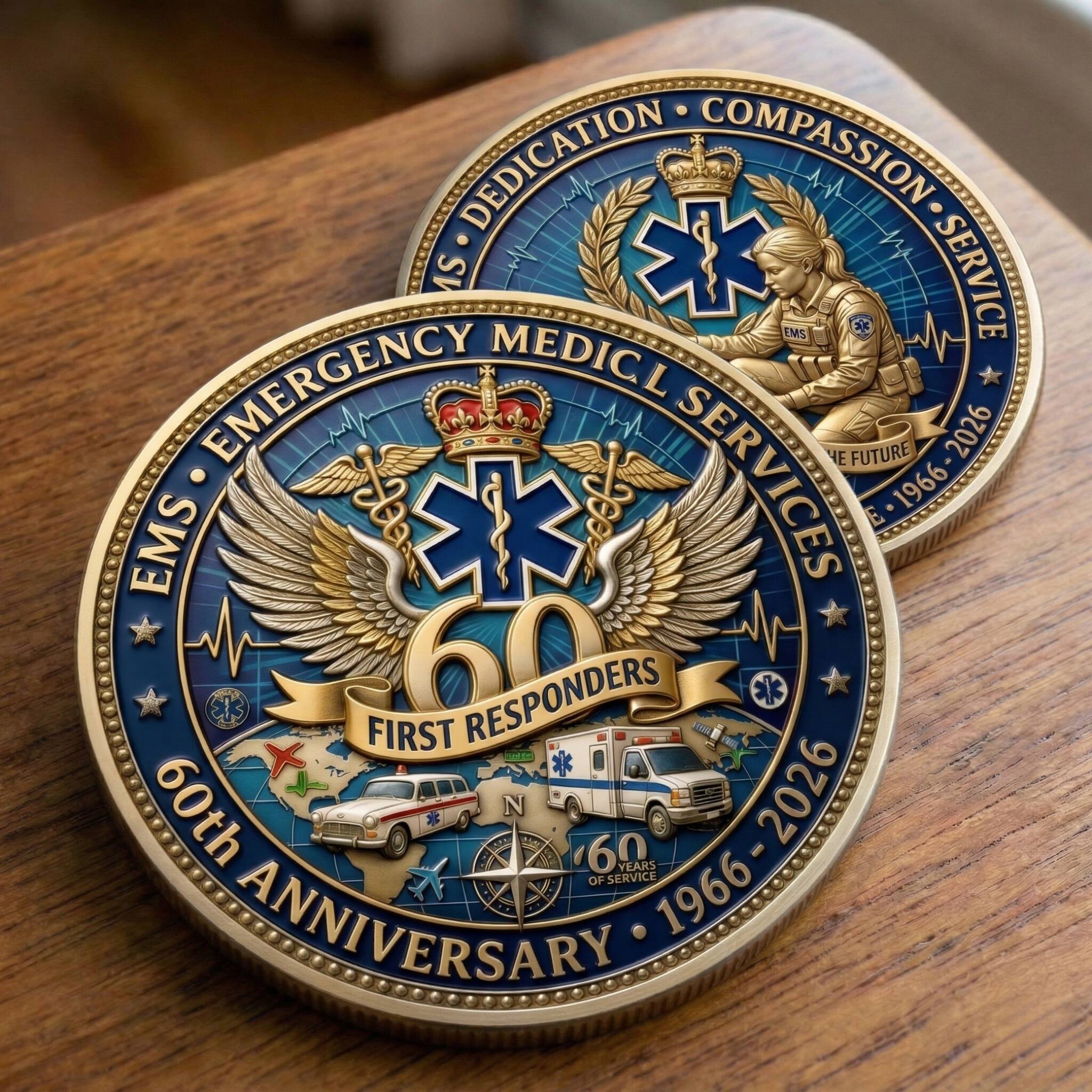 EMS 60th Anniversary Commemorative Coin