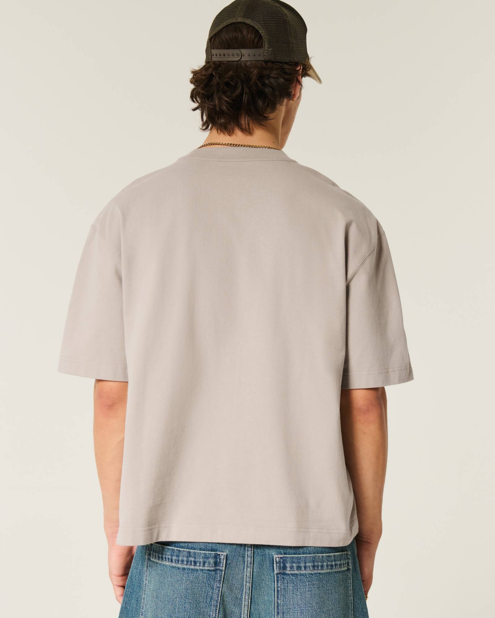 Boxy Heavyweight Crop Crew T-Shirt
