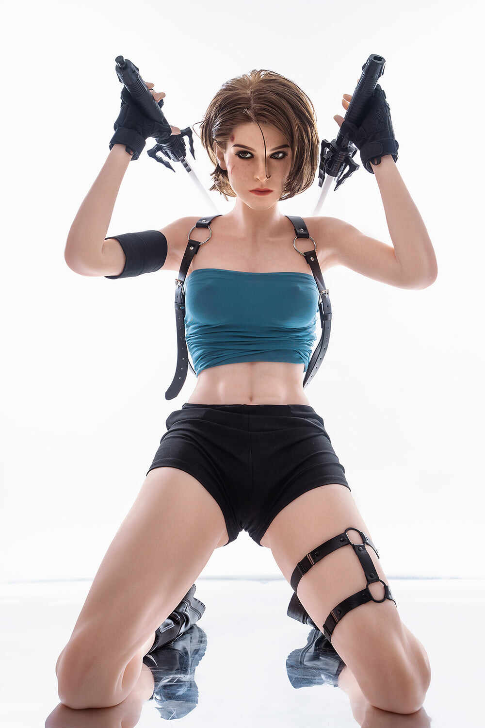 Beverly 5ft38/ 164cm #S12 Silicone Head + TPE Realistic Adult Muscular Hentai Celebrity Love Doll