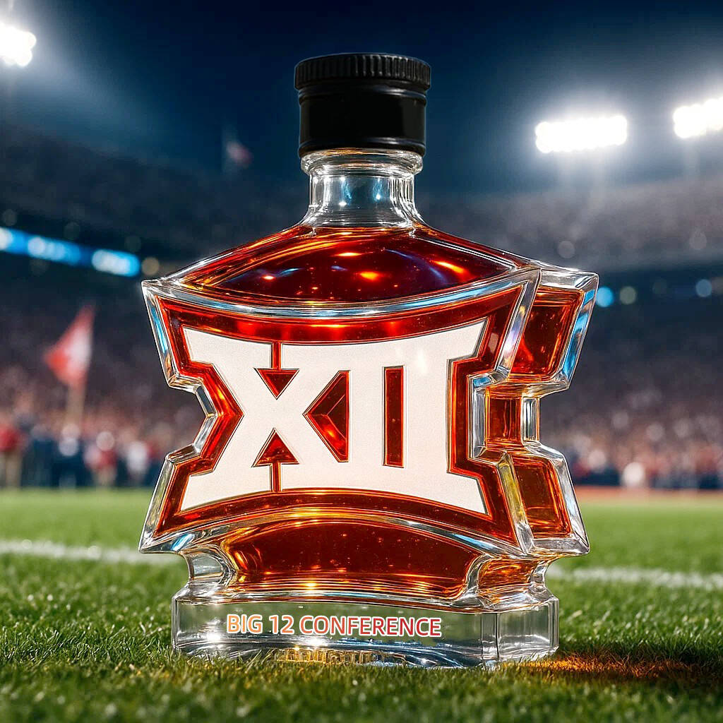 Big 12 Conference Logo Limited Edition Whiskey Bottle