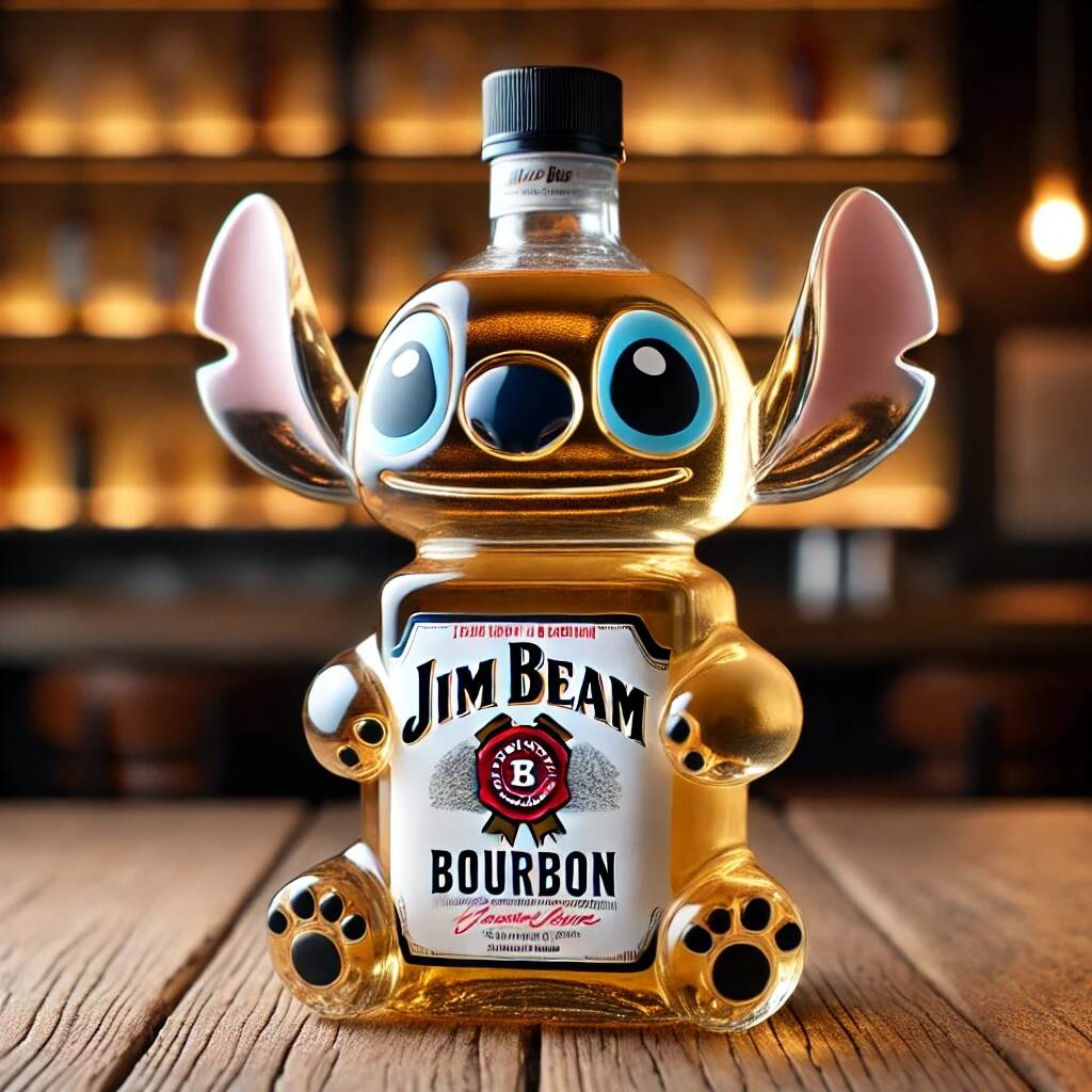Stitch Whiskey Bottle