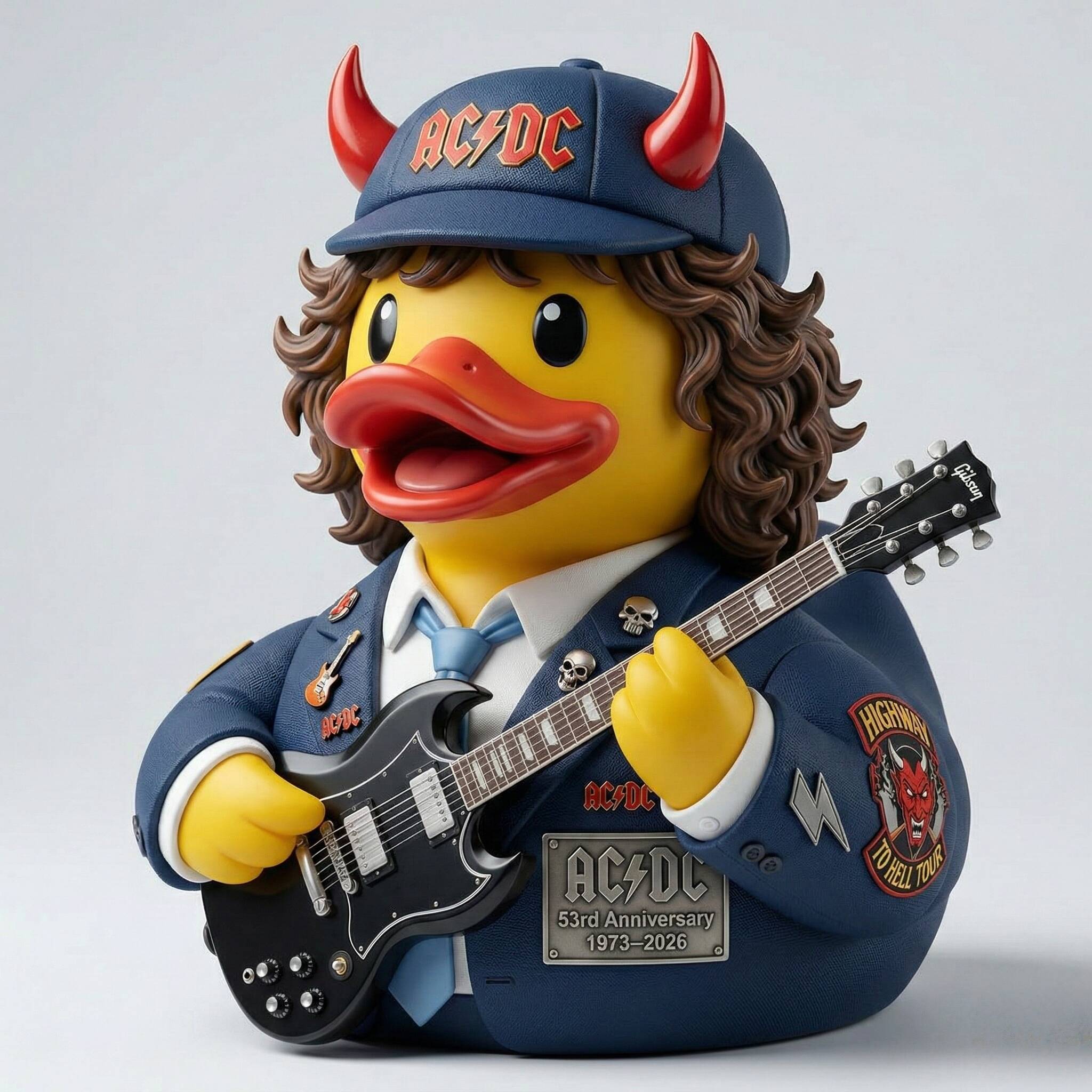 AC/DC 53rd Anniversary Rock Legend Duck(1973–2026)