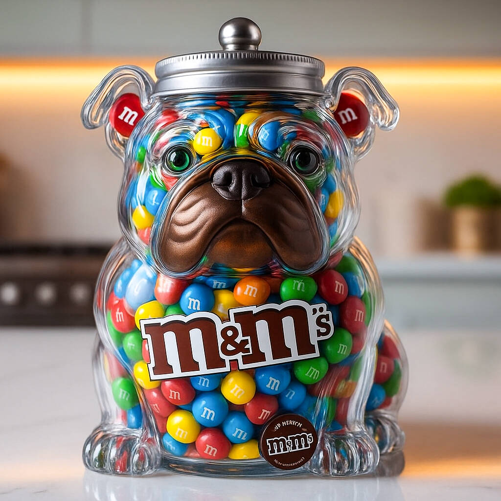 Bulldog Candy Jar