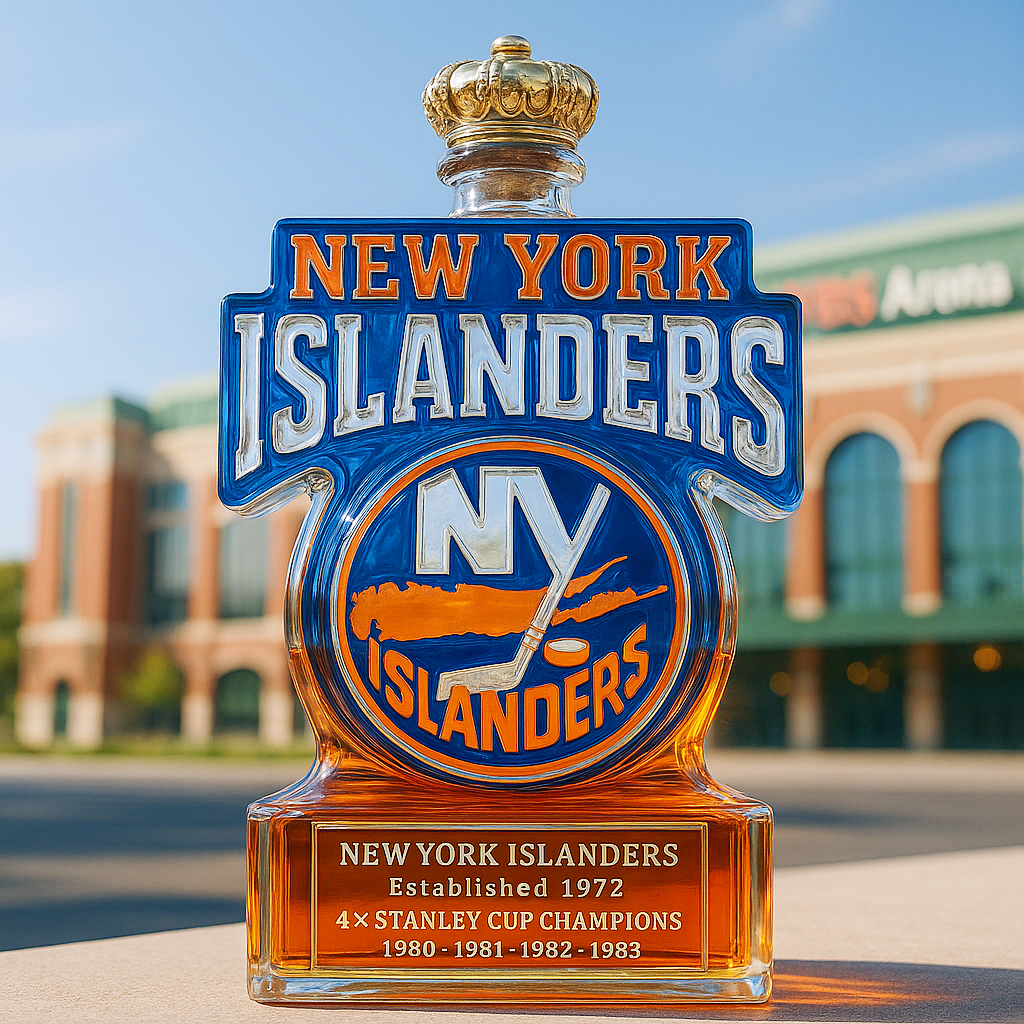 New York Islanders Honor Whiskey Bottle