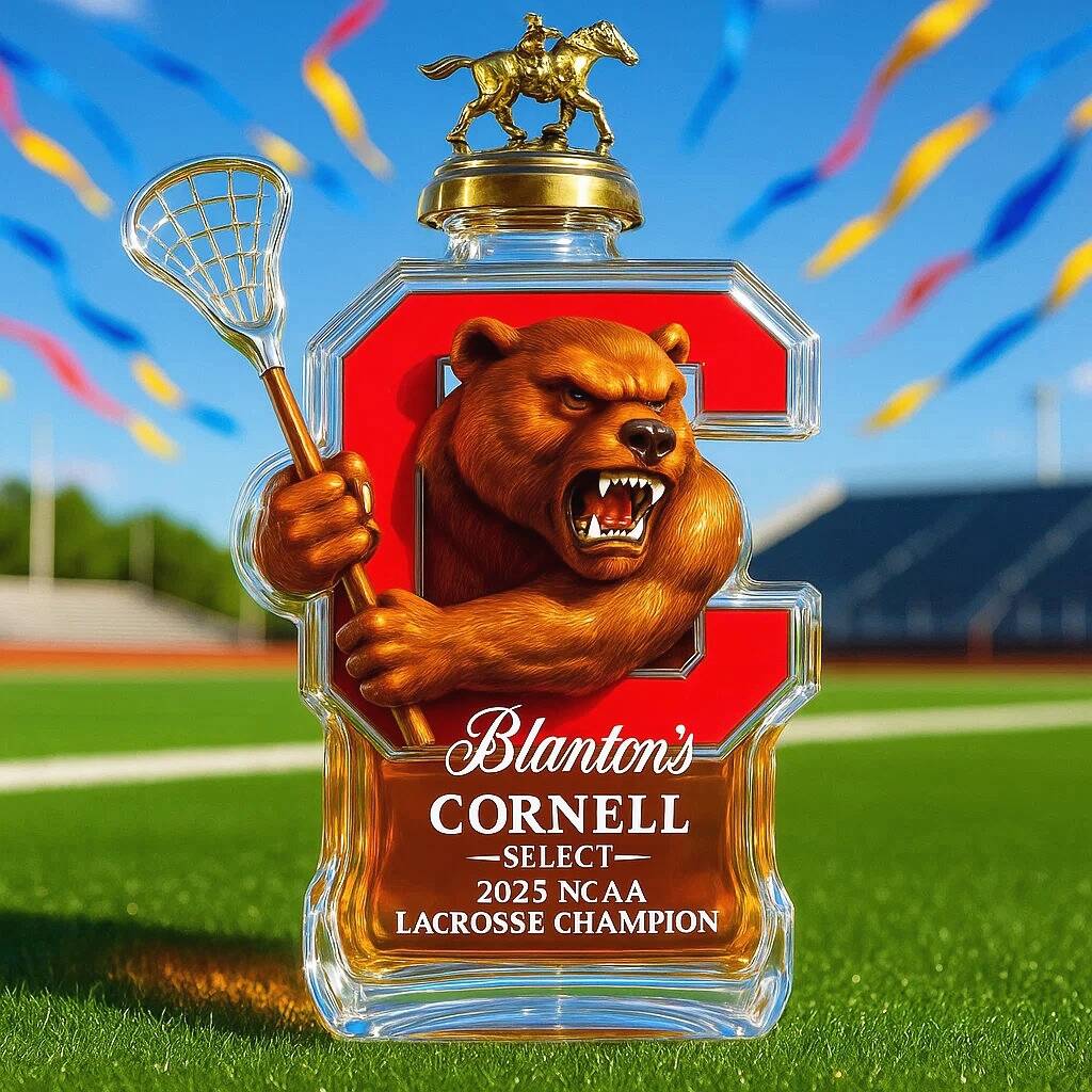 Cornell University 2025 NCAA Lacrosse Championship Bottle