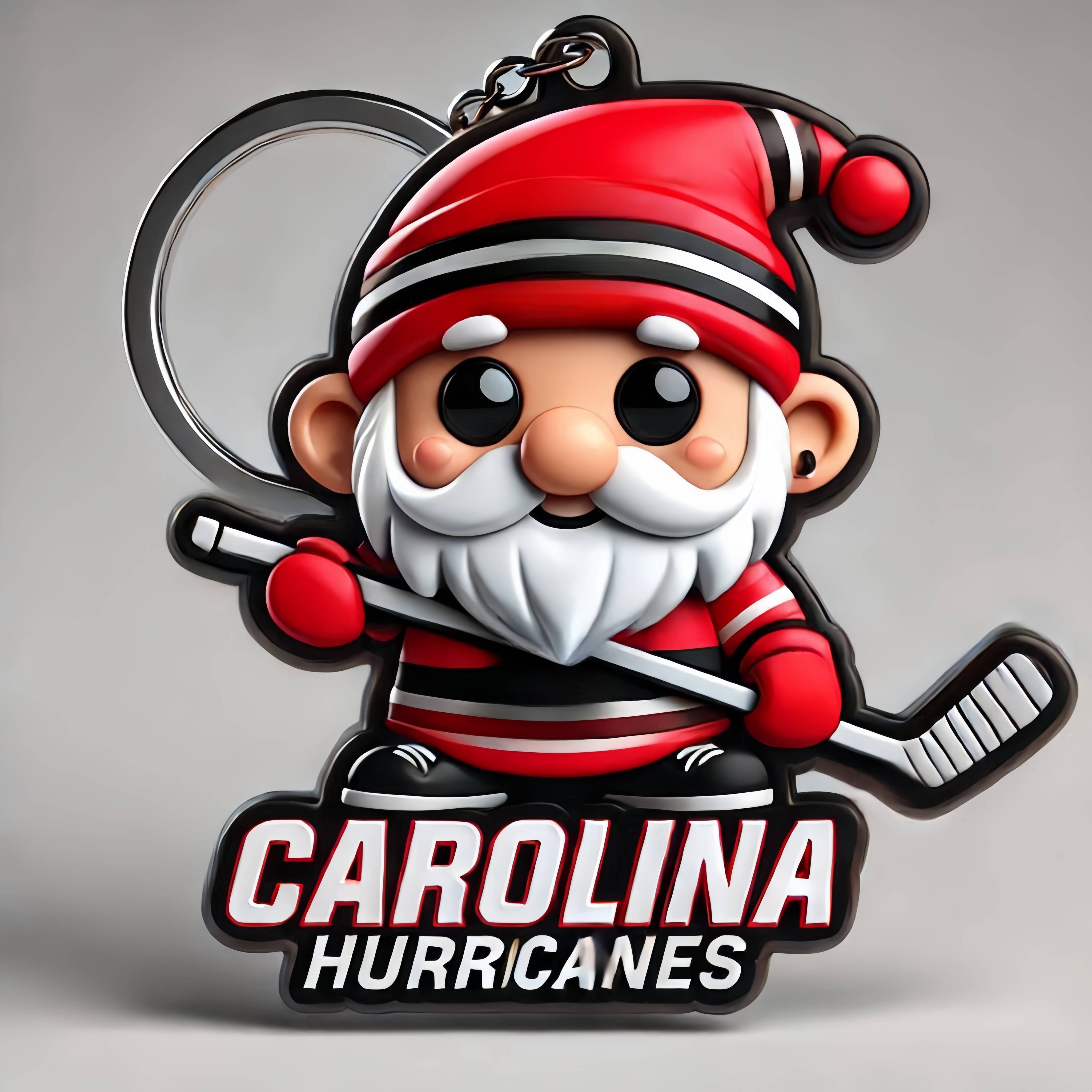 Hockey Gnome Keychain