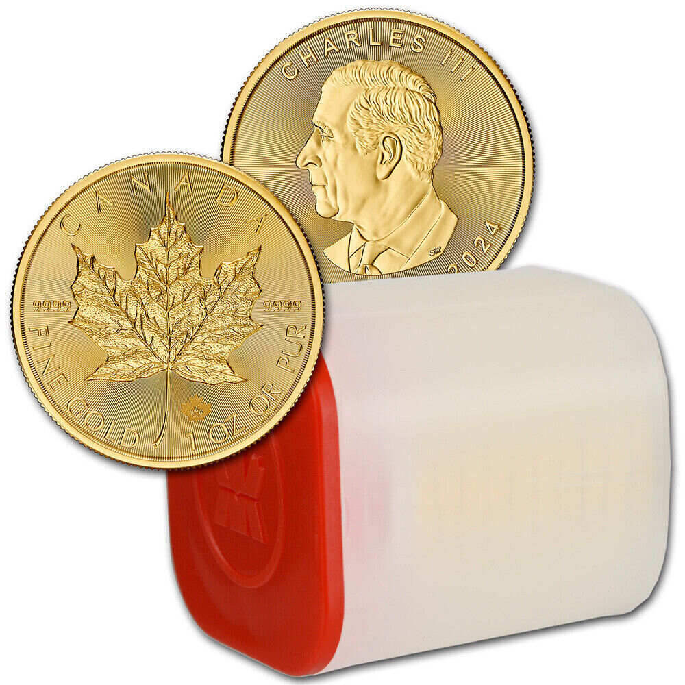 2024 1 oz Canadian Gold Maple Leaf $50 Coin BU