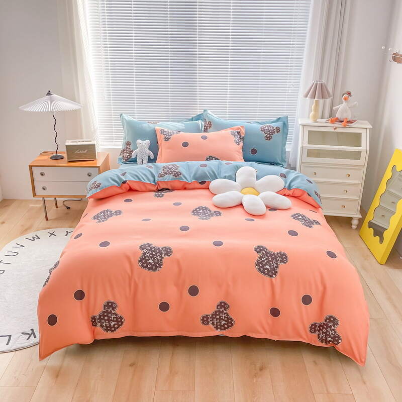 Printed Bed Sheet Set - Pudding Bear