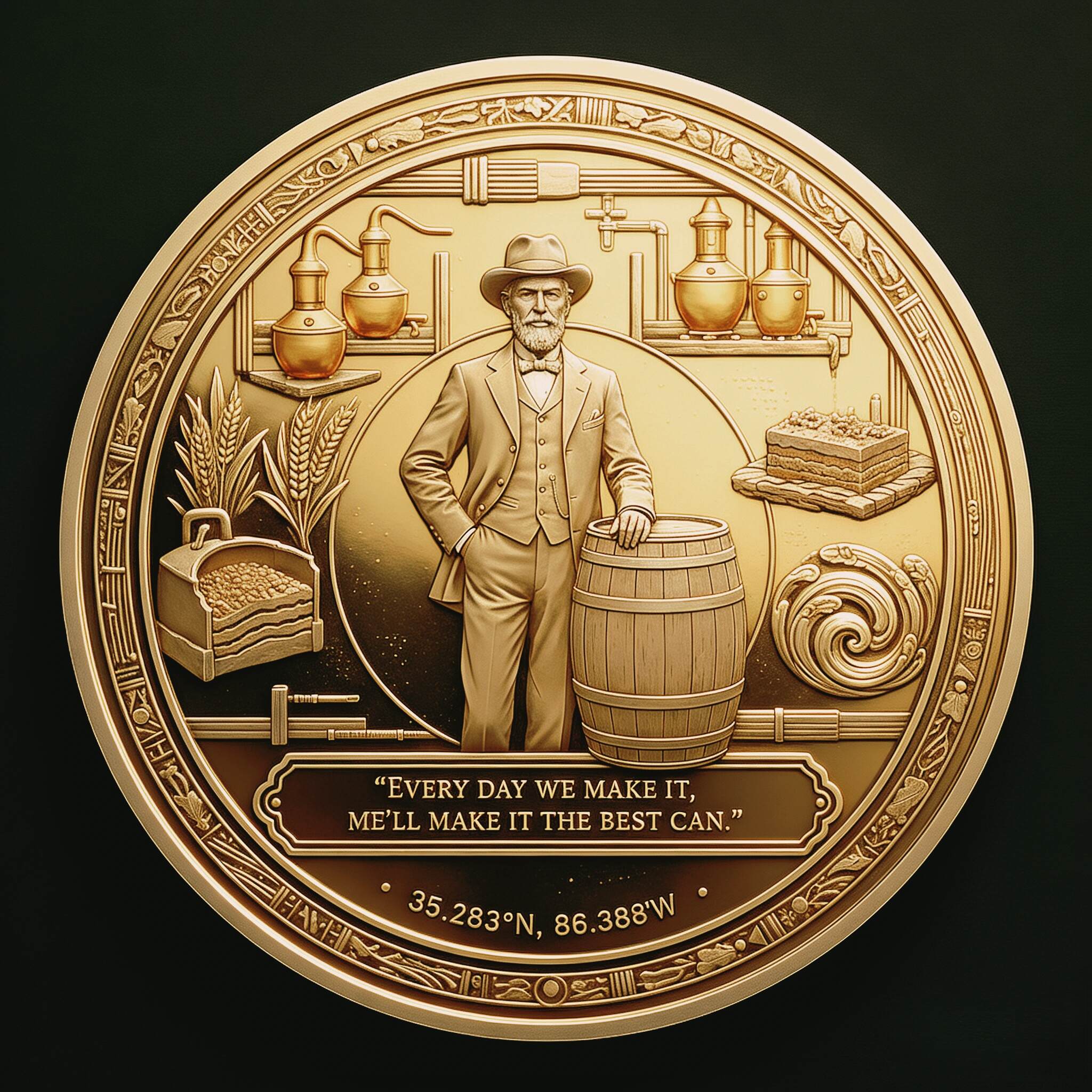 Jack Daniel’s 160th Anniversary Legacy Coin