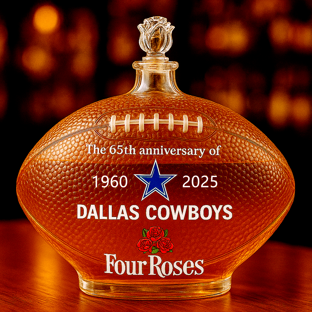 Dallas Cowboys Whiskey Bottle – 65th Anniversary Edition