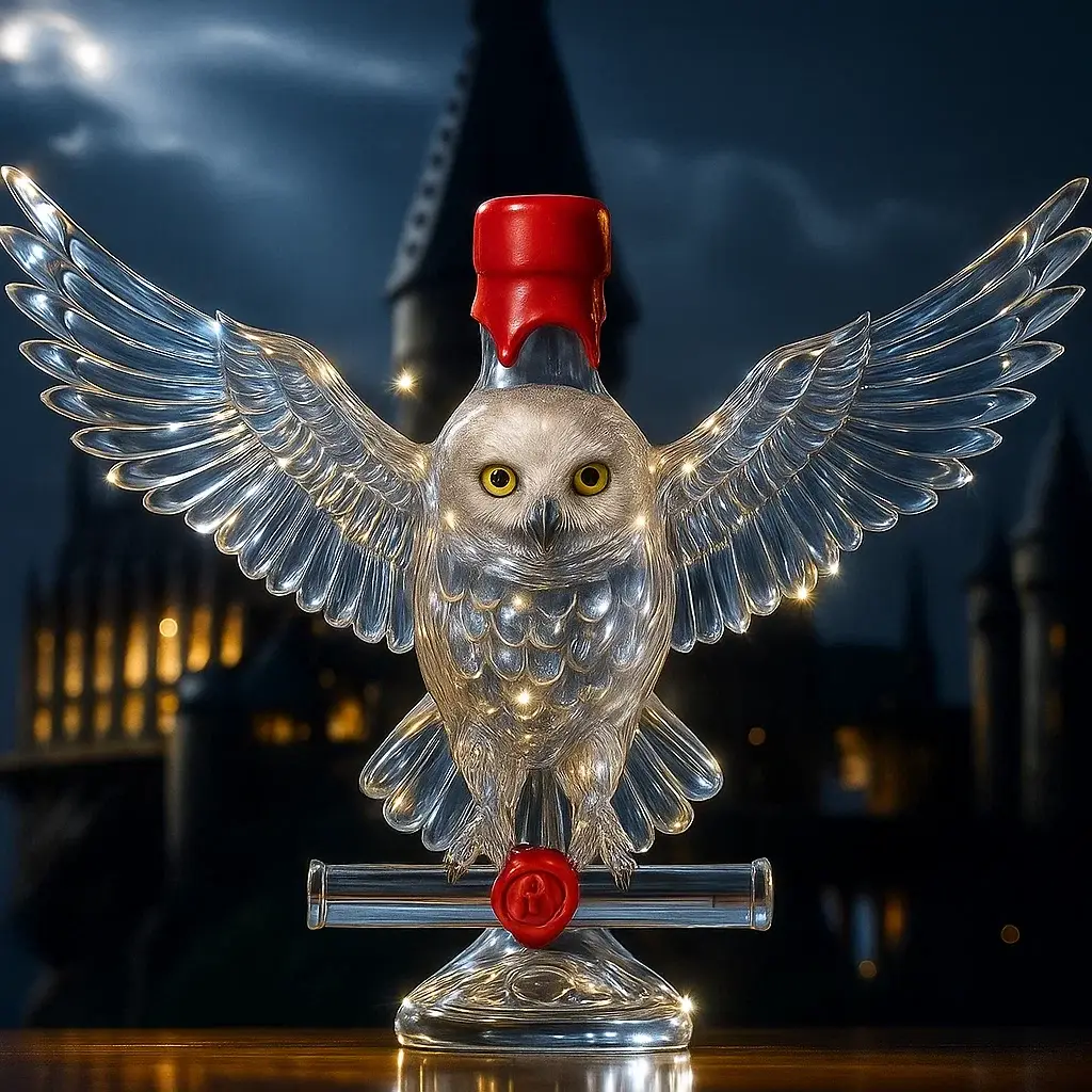 Hogwarts Owl Whisky bottle