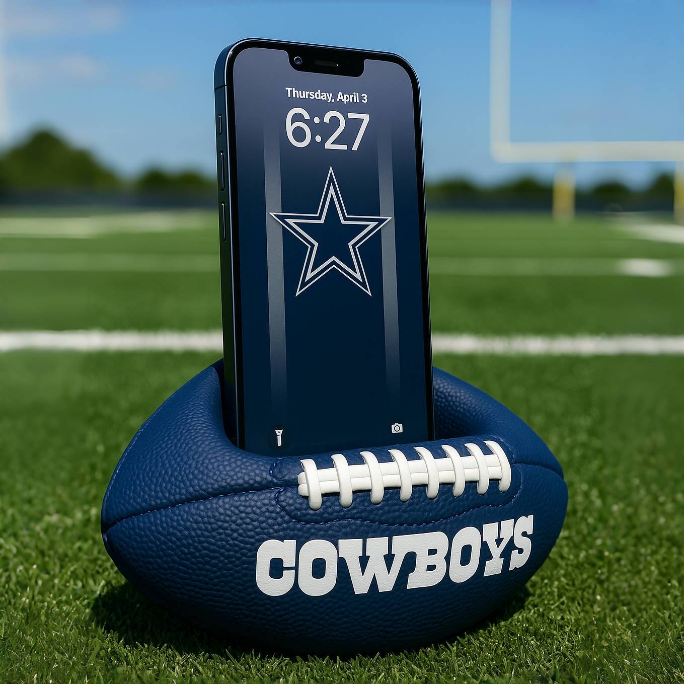 NFL football phone holder
