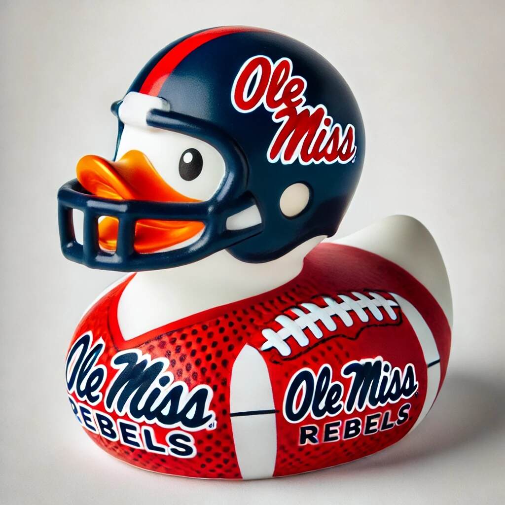 SEC Football Rubber Duck