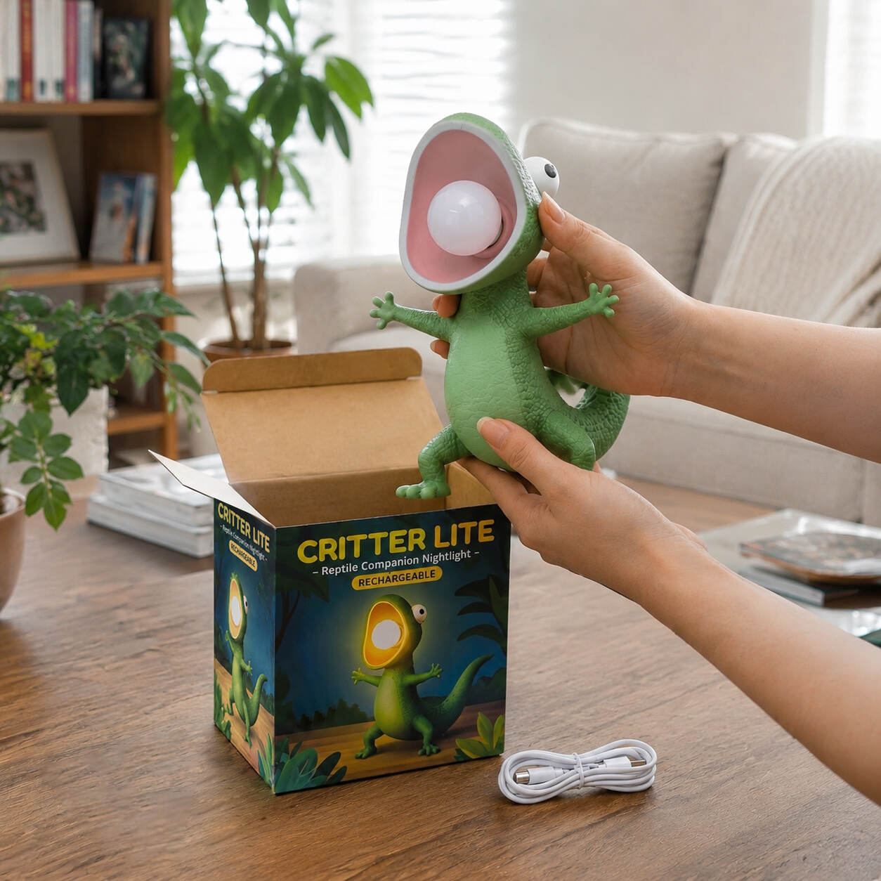 Funny Lizard Desk Lamp