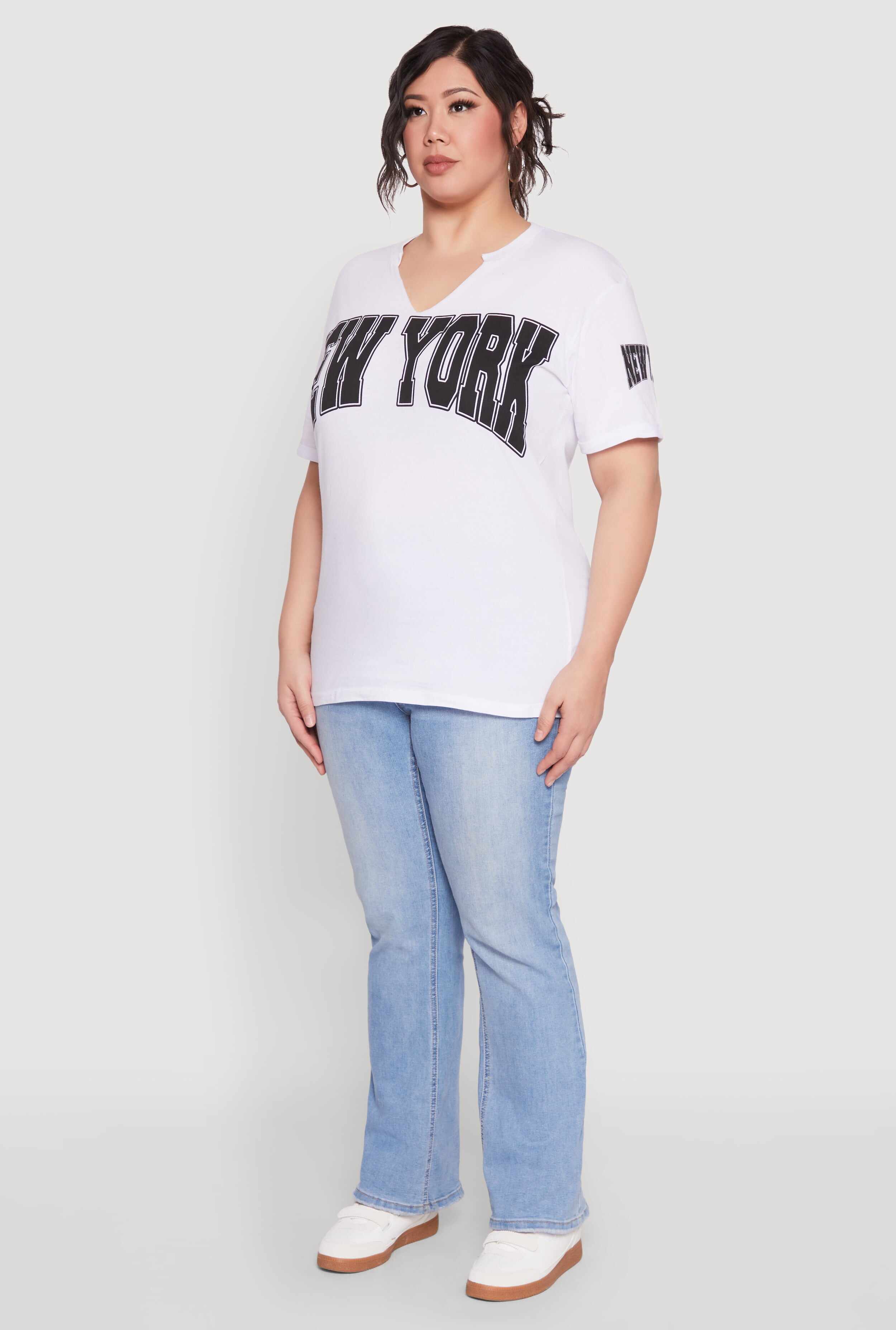 Plus Size New York Graphic Tee