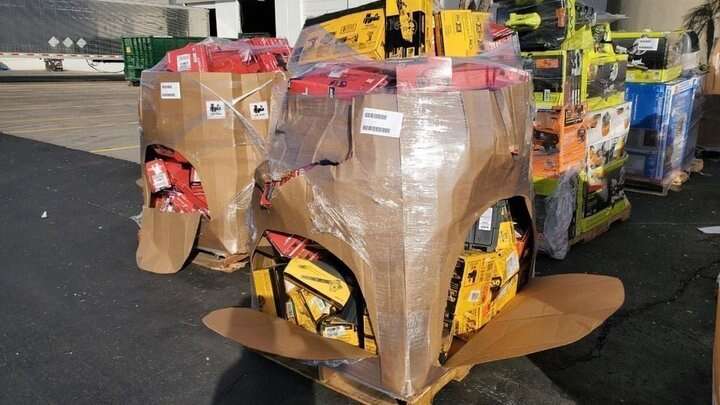 🎁2024 NEW Customer Returns Tool Pallets Online⭐Buy 7 FOOT TALL “MONSTER” PALLETS Online