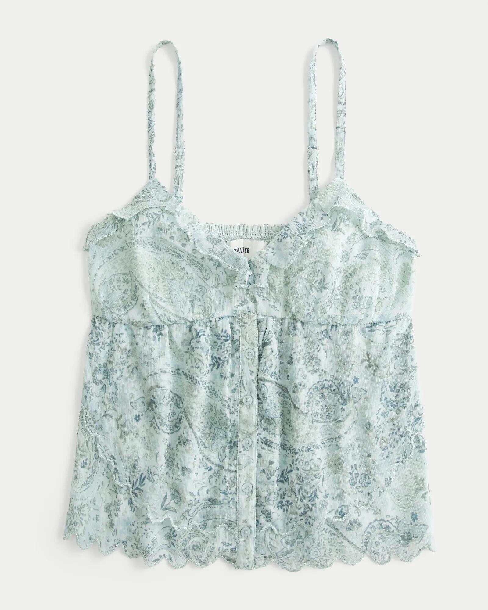 Easy Chiffon Babydoll Top