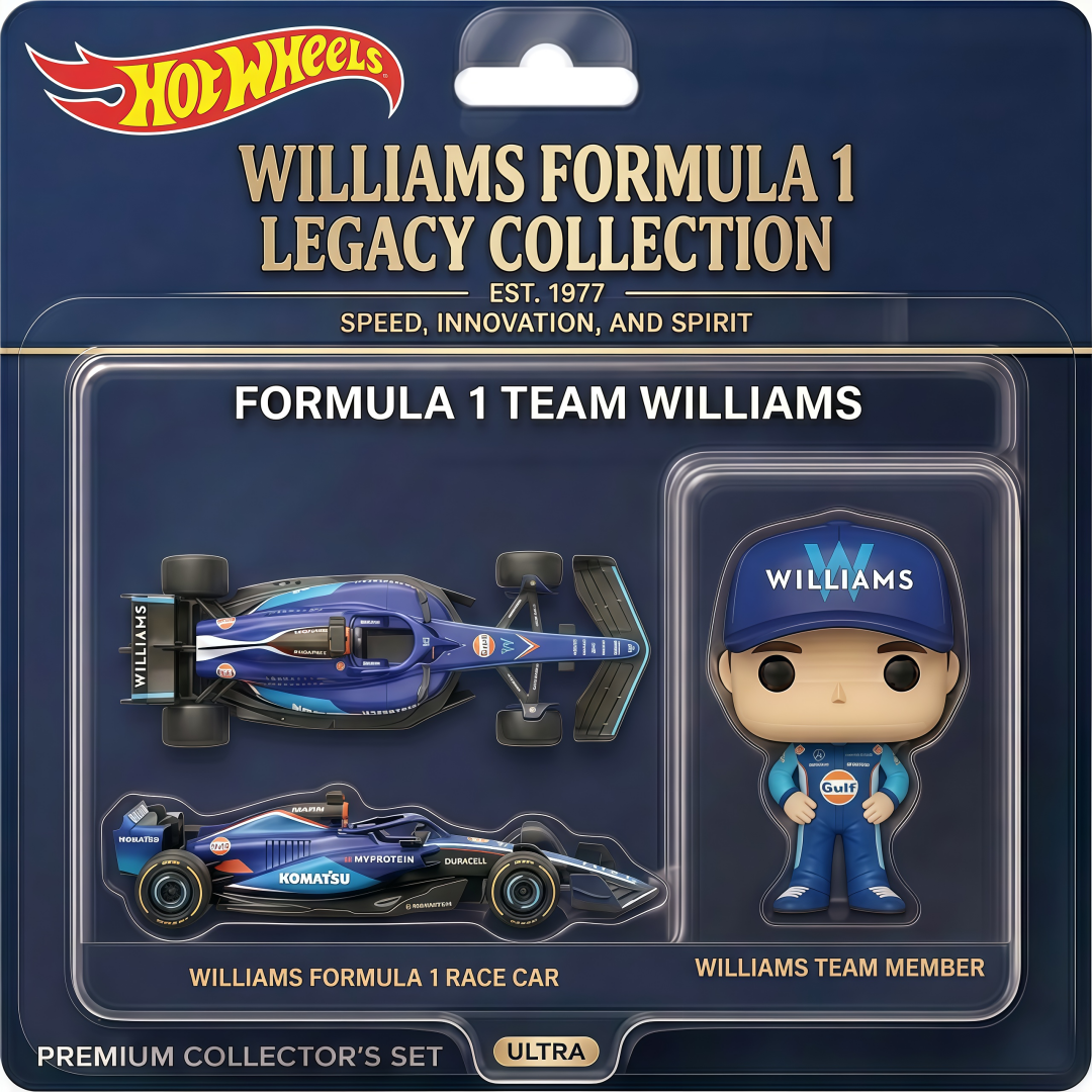 🏁🔥 Hot Wheels x Formula 1 Official Legacy Collector’s Set