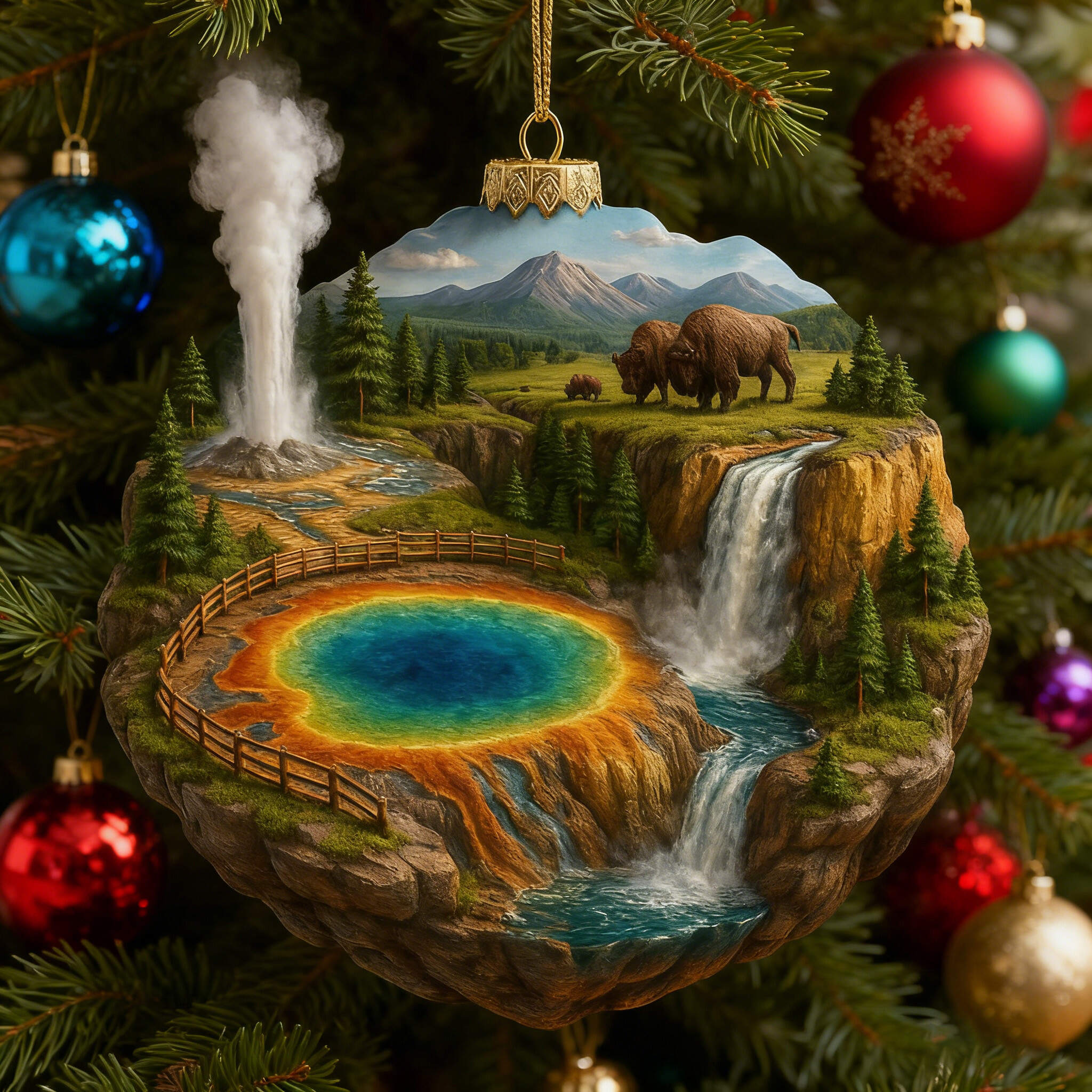 Yellowstone National Park Ornament