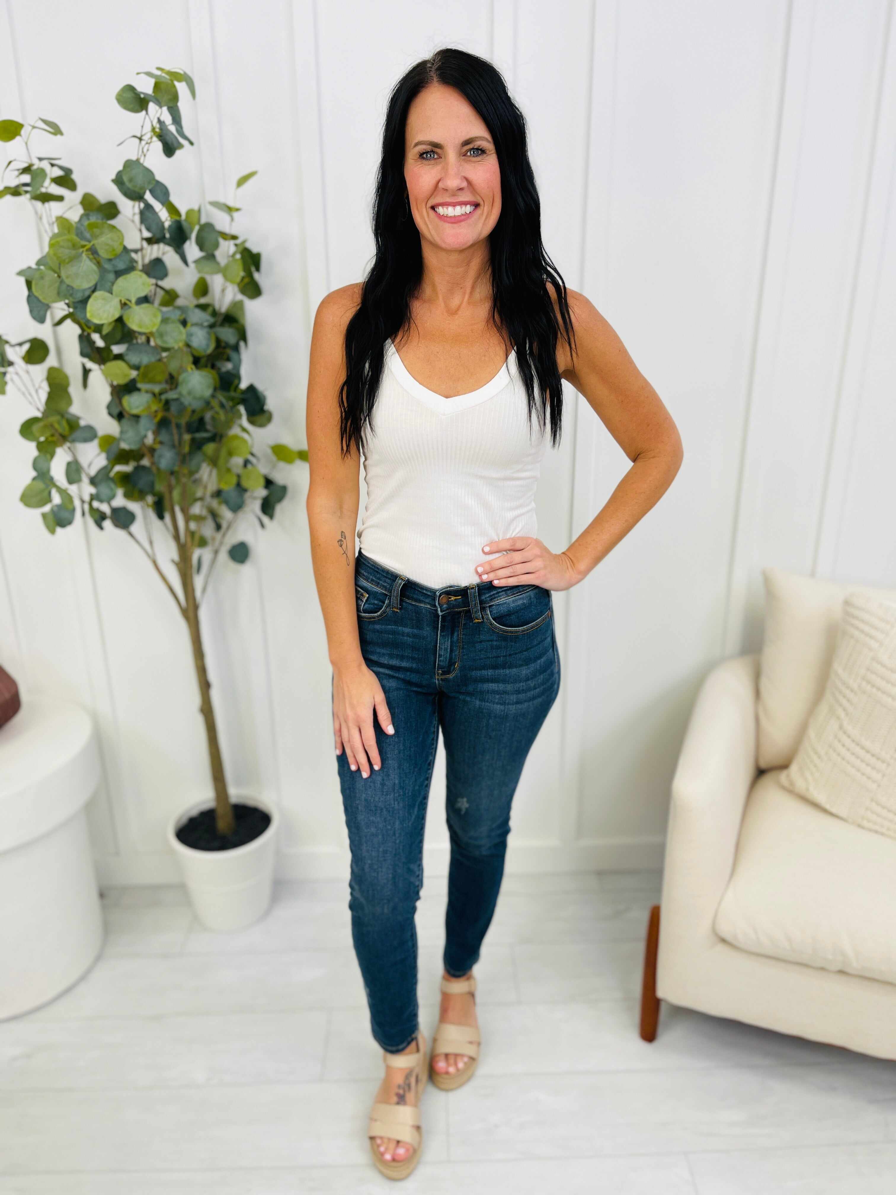 Mid Rise Plus/Reg Everyday Essential Relaxed Fit Jeans - Multiple Inseams!
