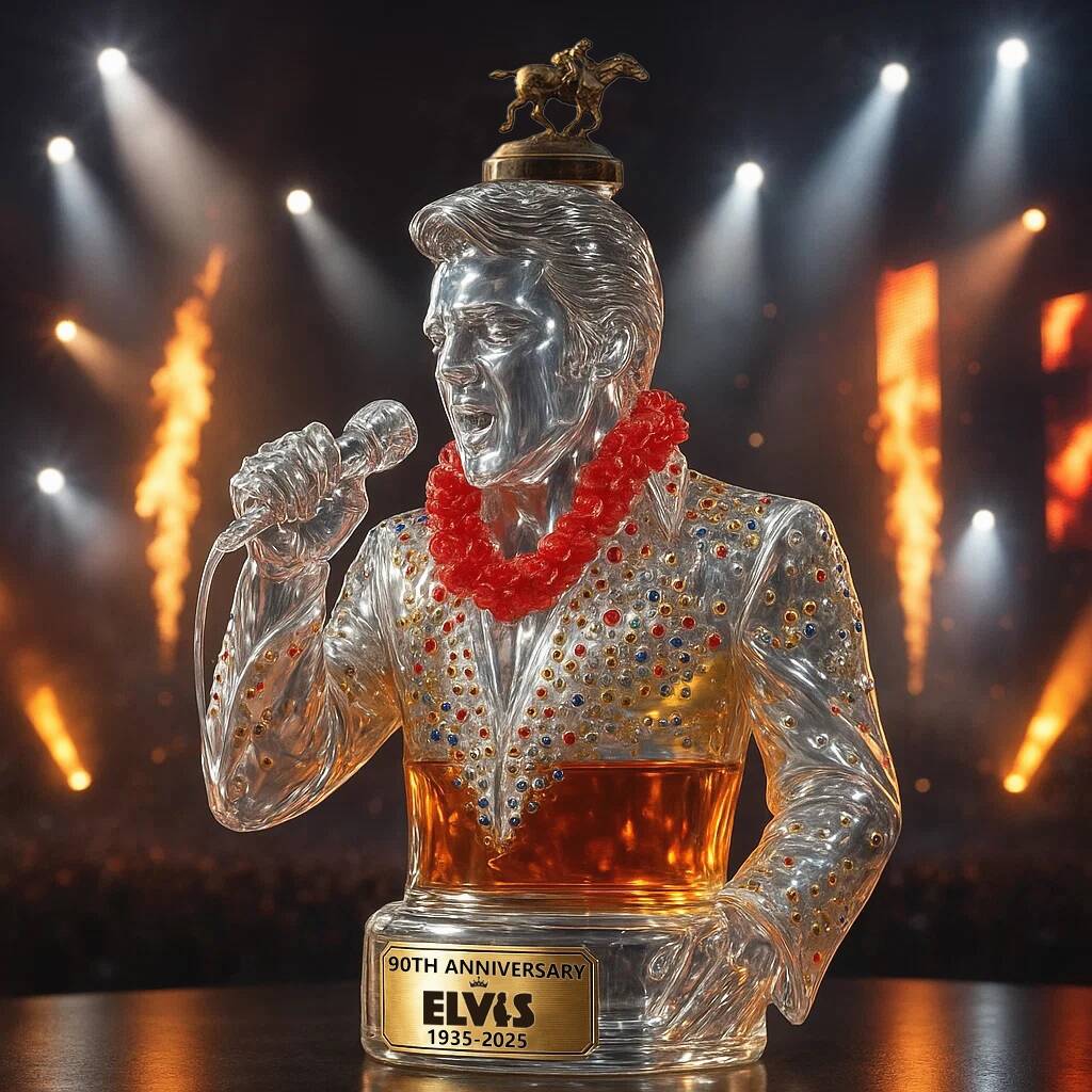 EP 90th Anniversary whisky bottle