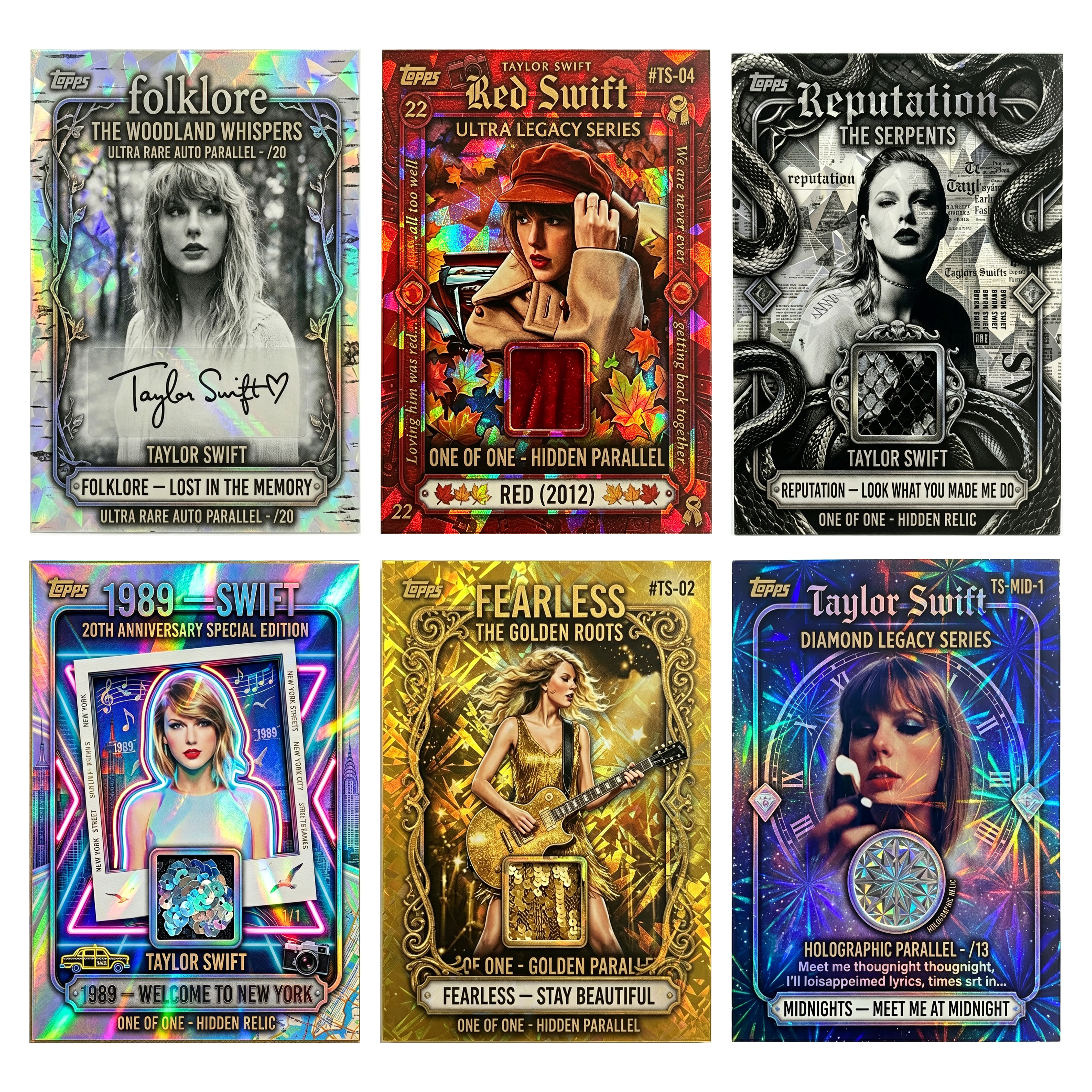 🎤 Taylor Swift 20th: Eras Legacy Cards – Ultra Premium Collection