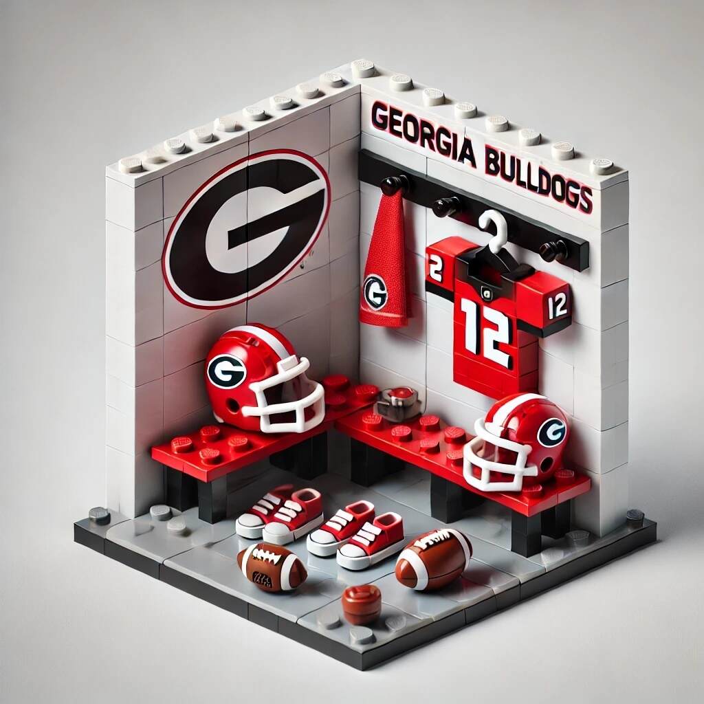 NCAA Team Locker Room Building Blocks