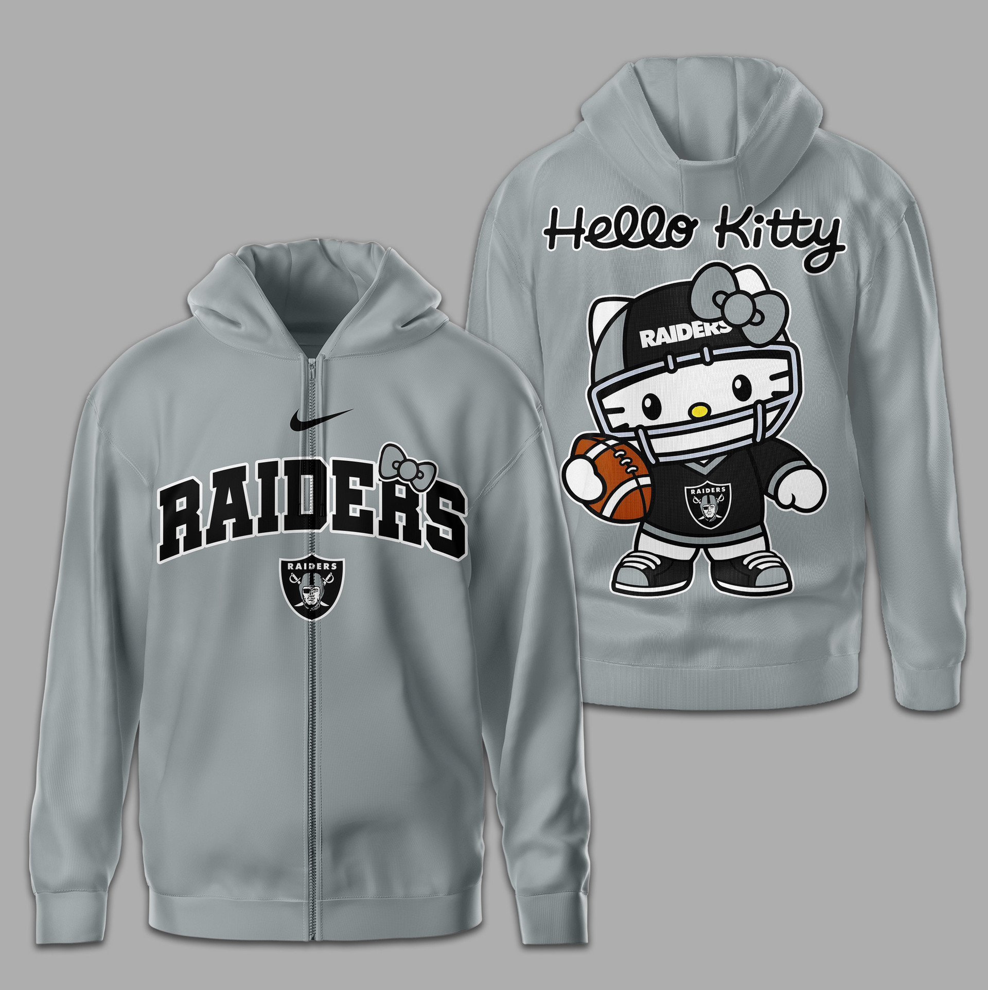 Las Vegas Raiders | Premium NFL Hello Kitty Women's Shirt TD