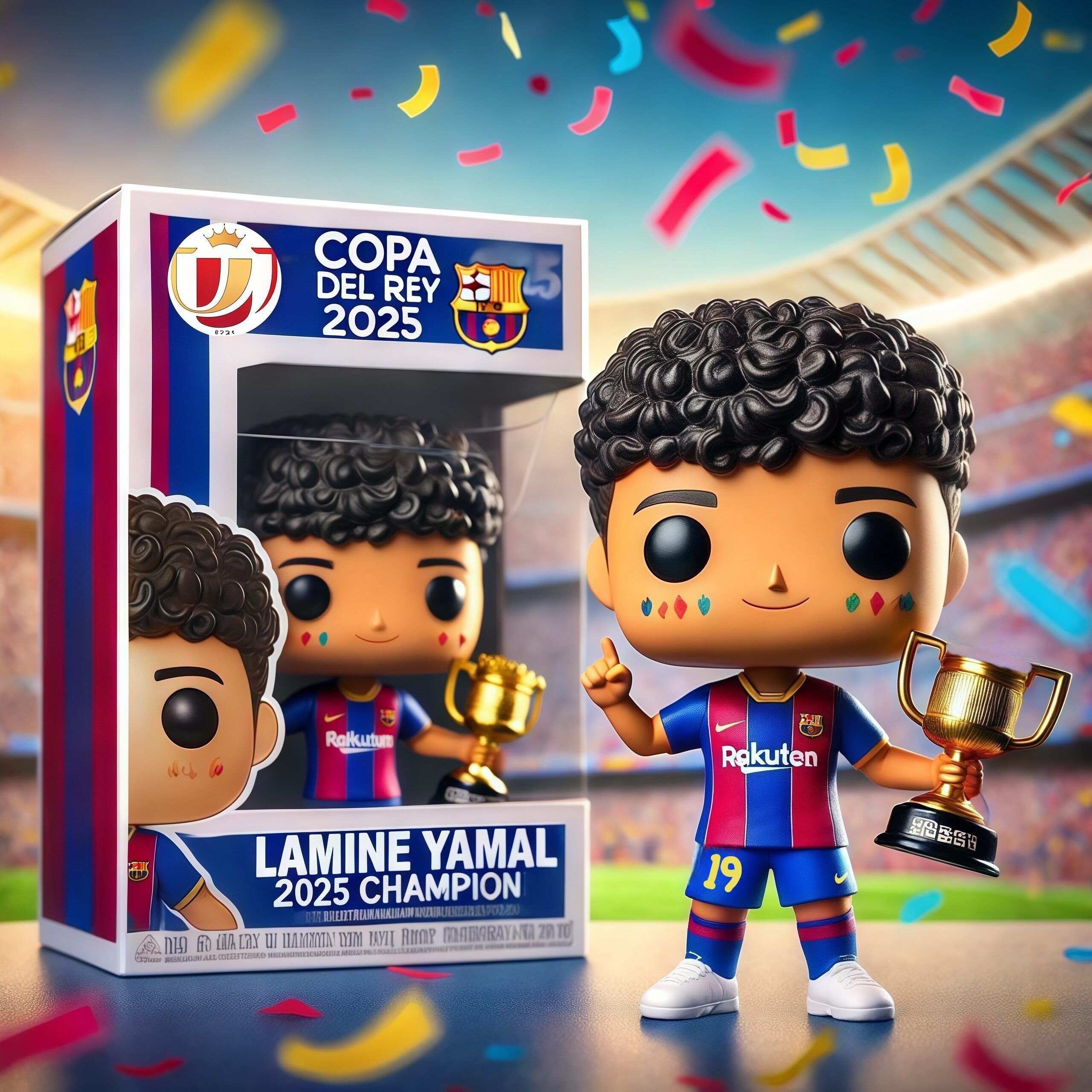 Barcelona 2025 Copa del Rey Champion Figure!