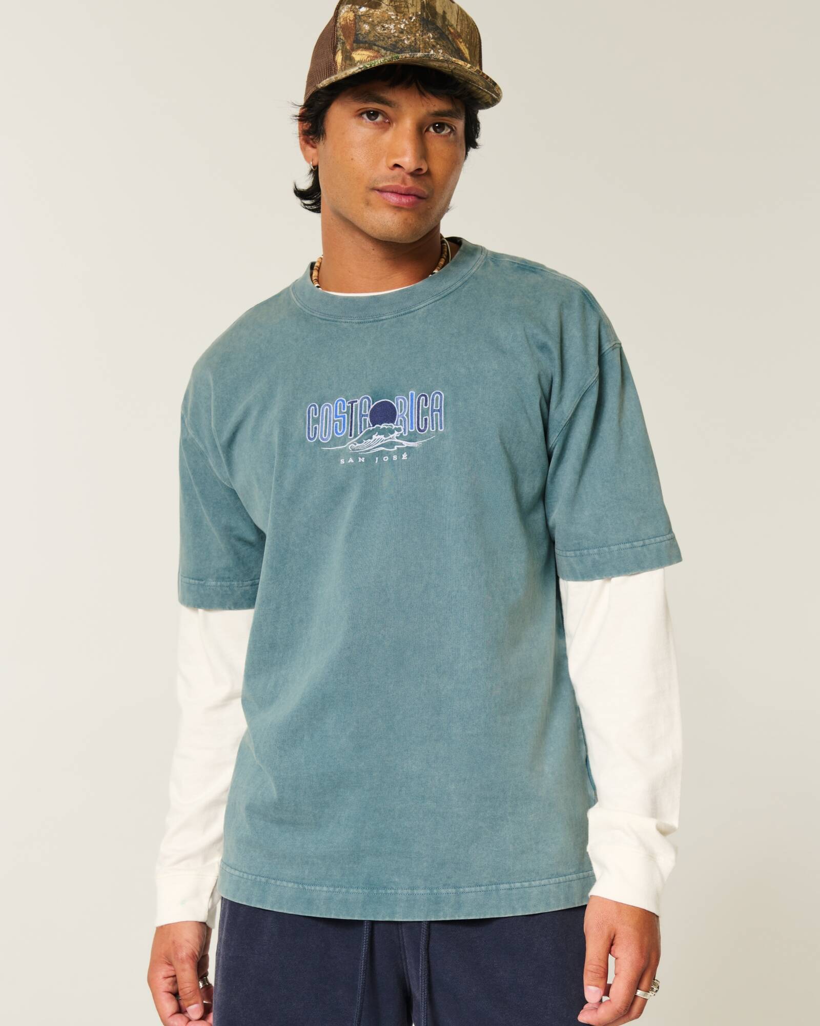 Boxy Heavyweight Newport Beach Graphic Tee