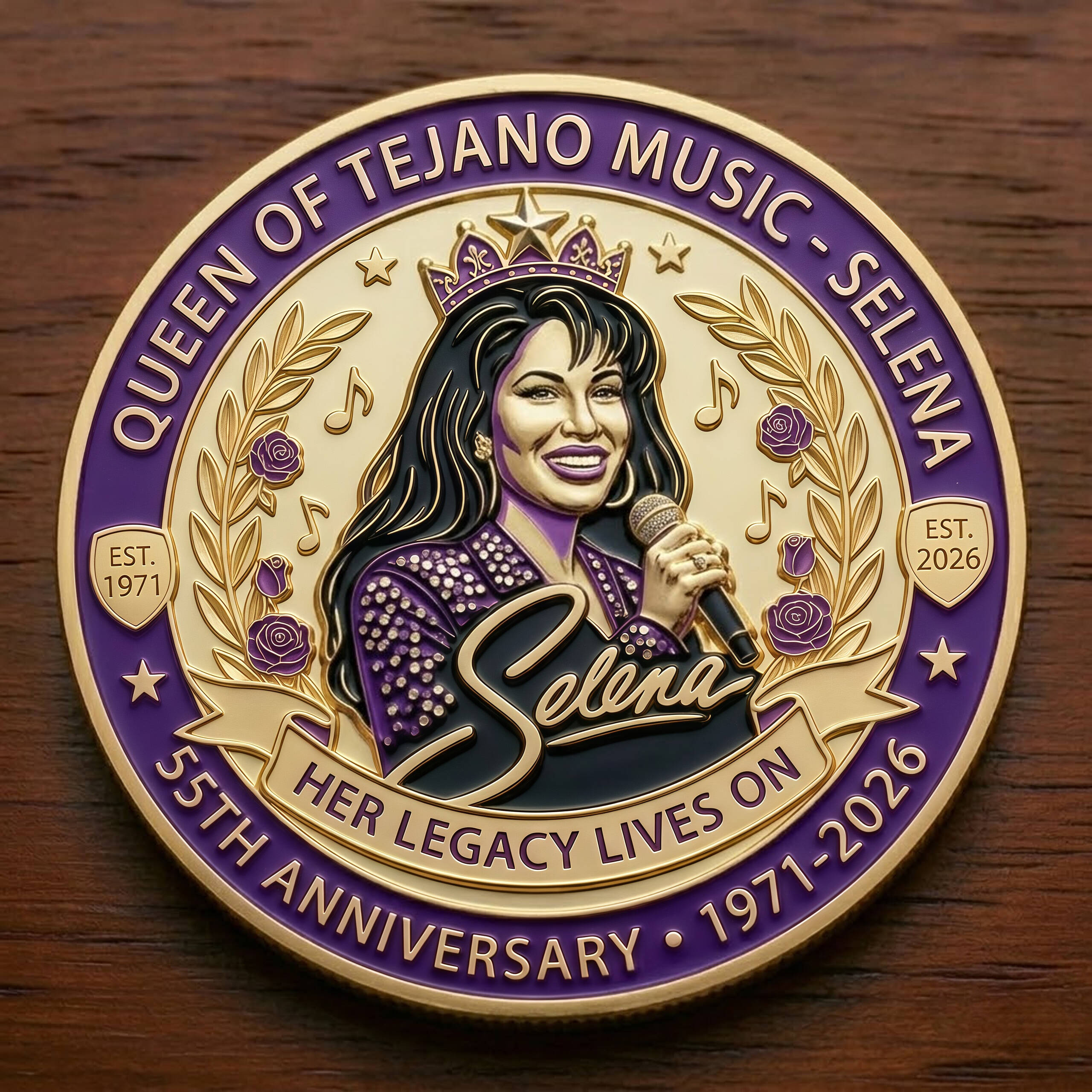 Selena 55th Anniversary Coin