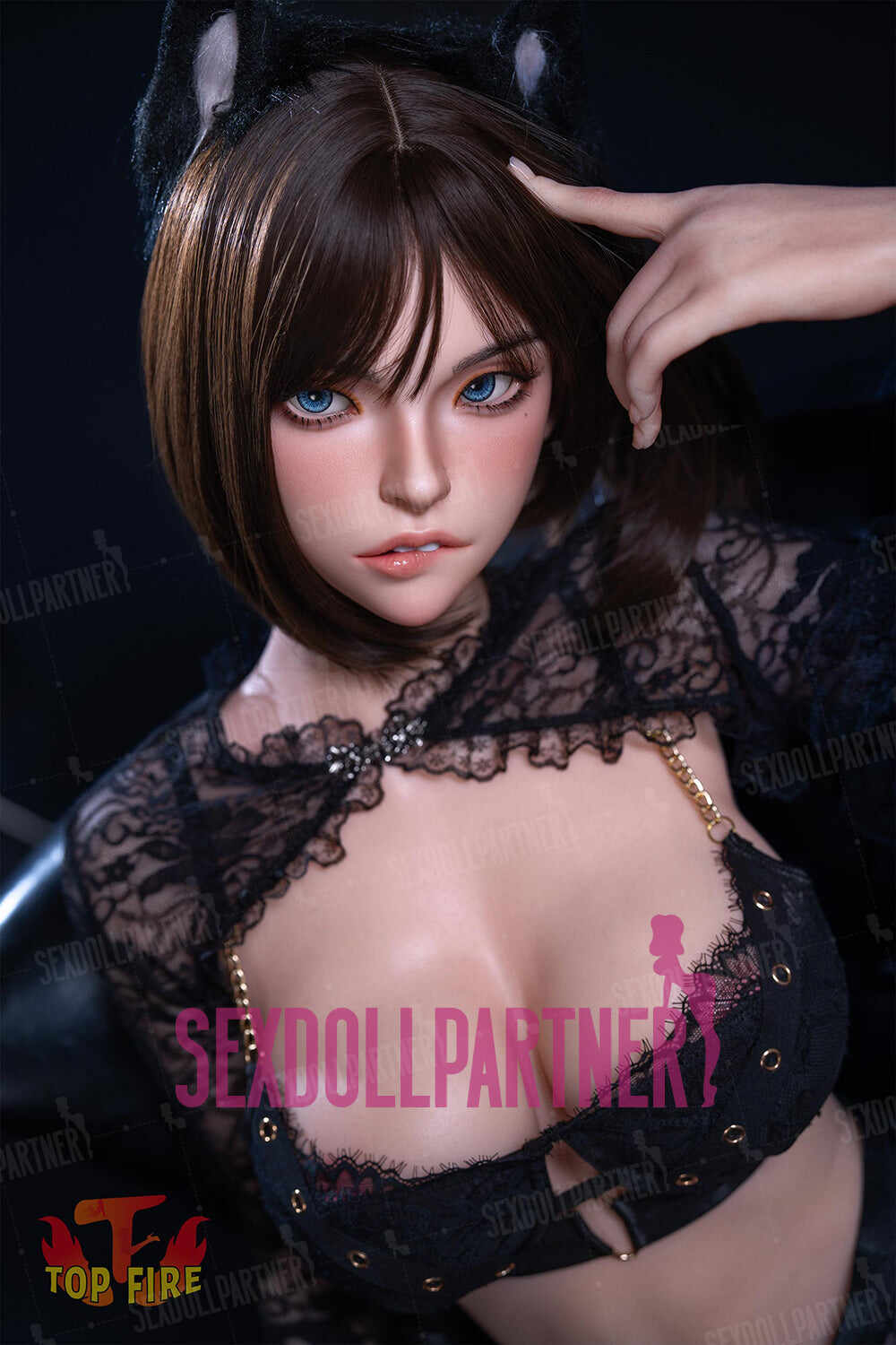 EU Stock - Topfire Cheyenne 5ft18/ 158cm T05 Head With Auto-blowjob & Auto Hip-wiggling And Full Silicone Lovely Girl Realistic Sex Doll For Men