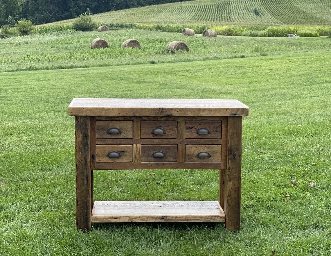 Reclaimed Chestnut Sideboard Table
