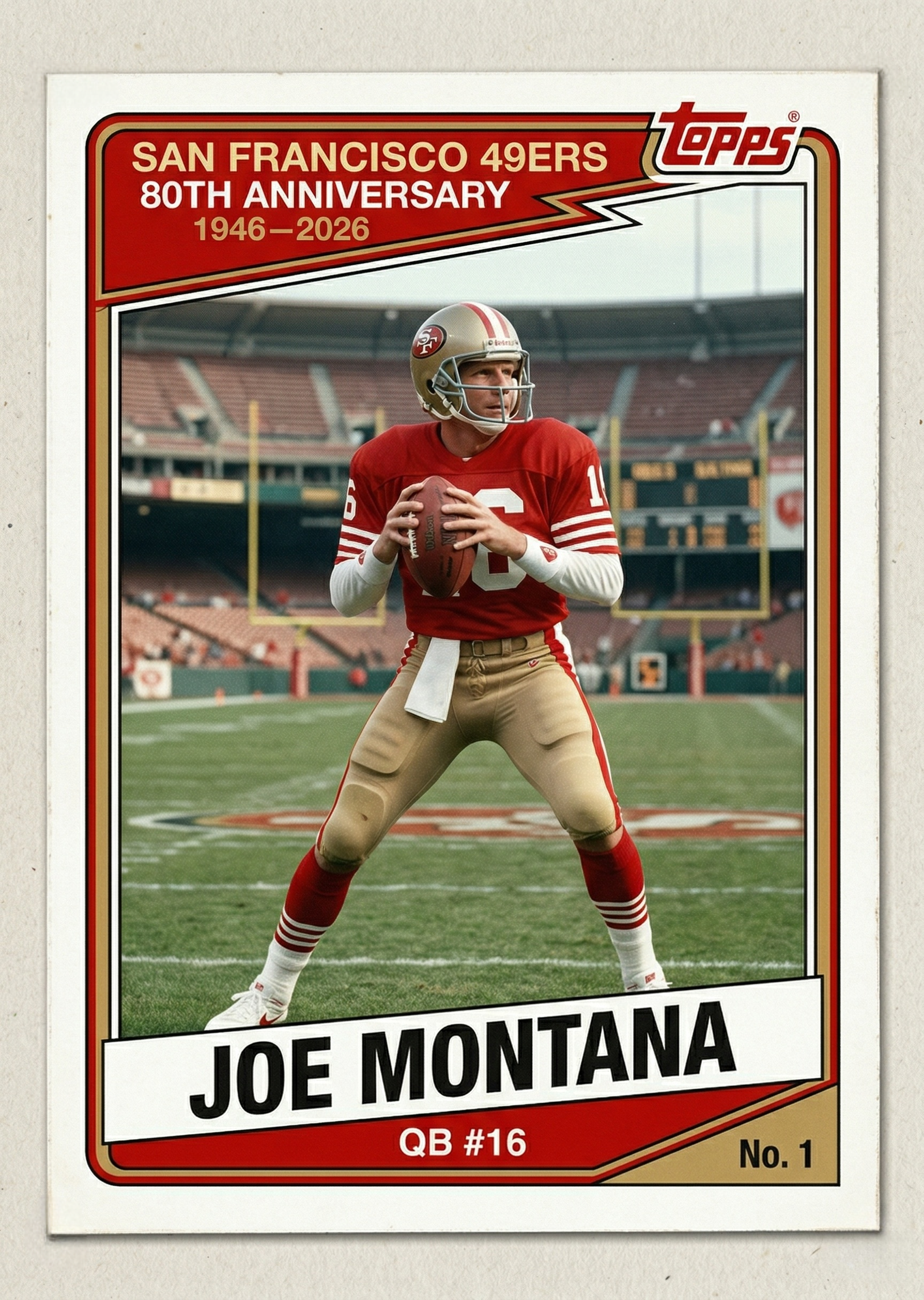 2026 San Francisco 49ers 80th Anniversary Hobby Box