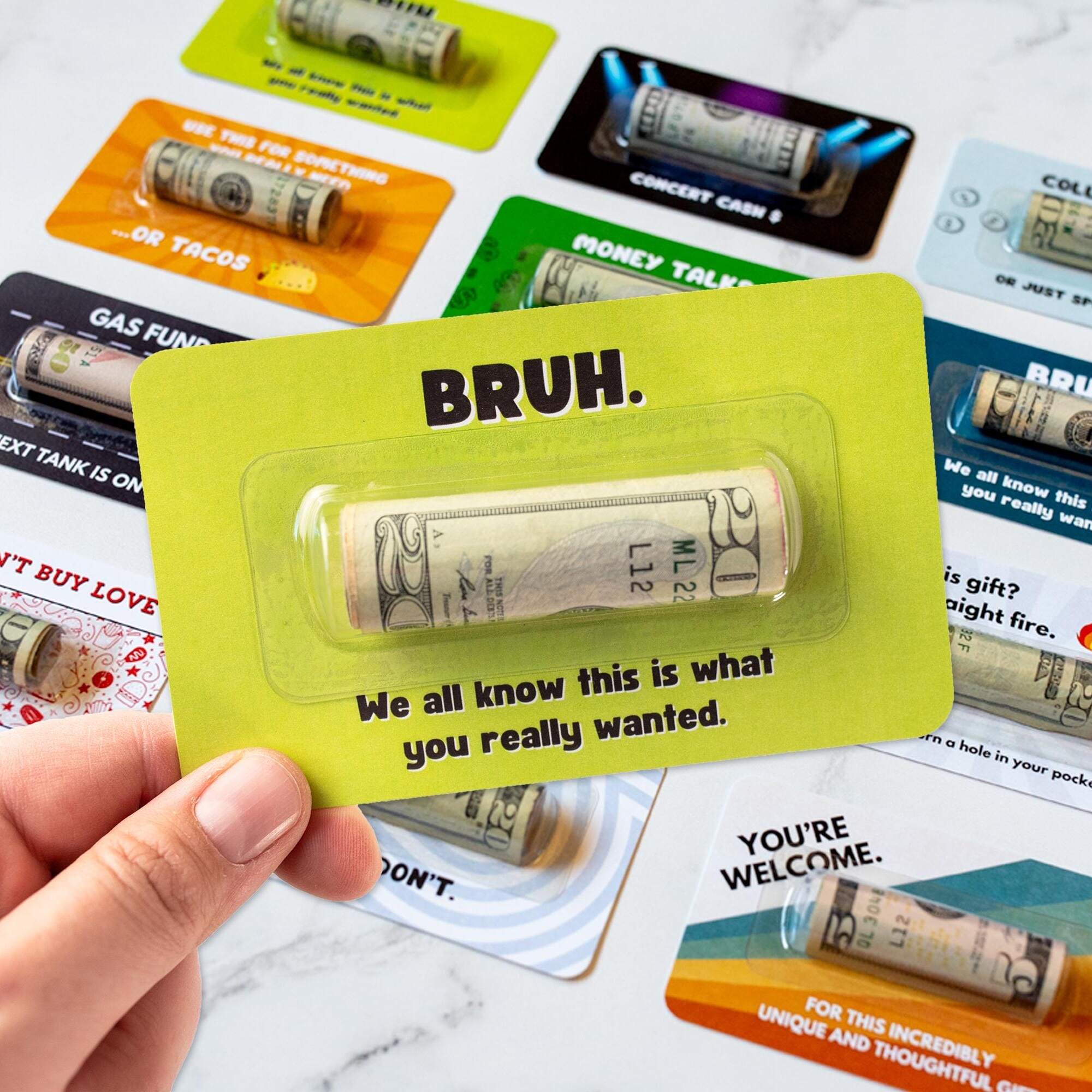 Bruh Money Card - Funny Cash Gift for Teen Boy