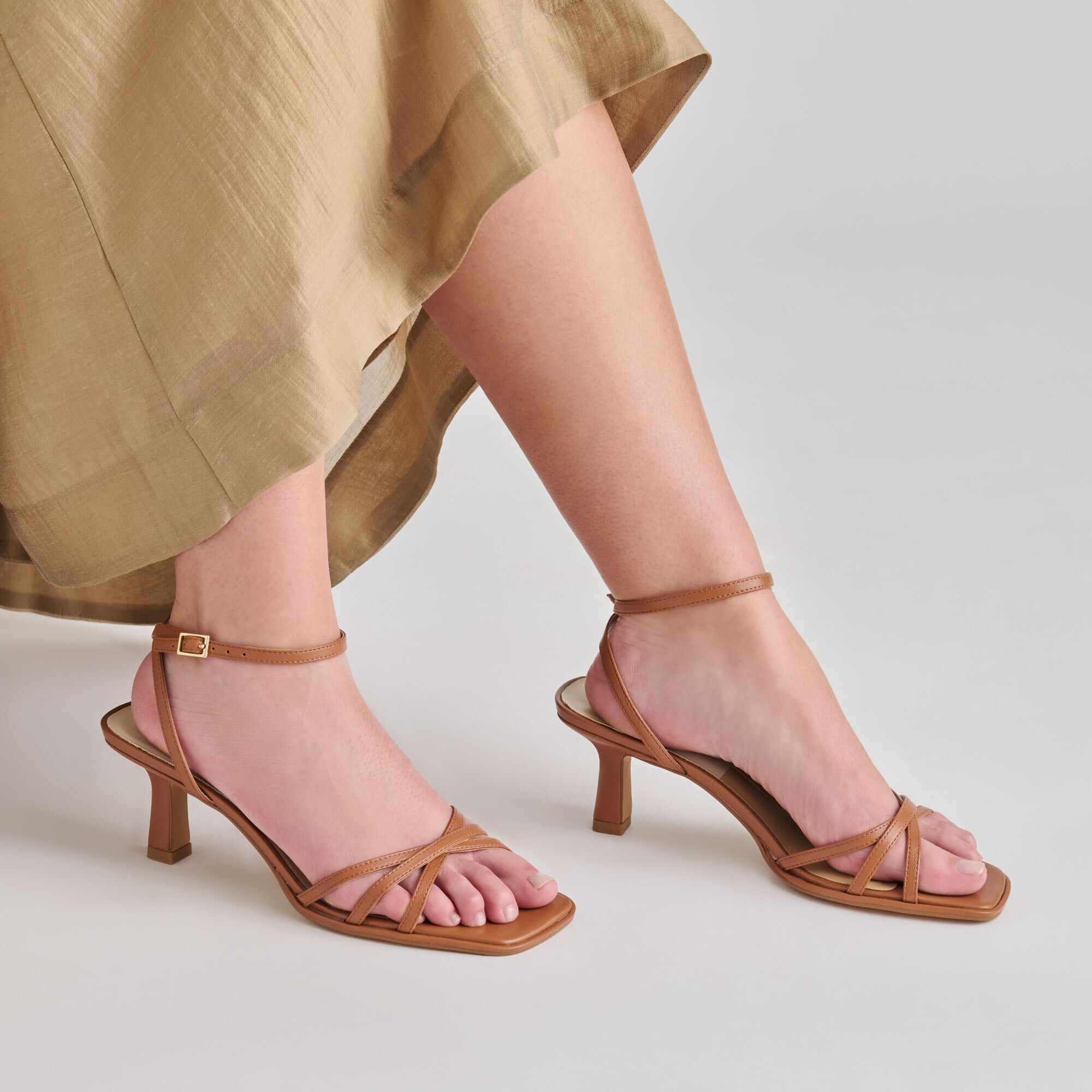 MANJI HEELS SADDLE LEATHER