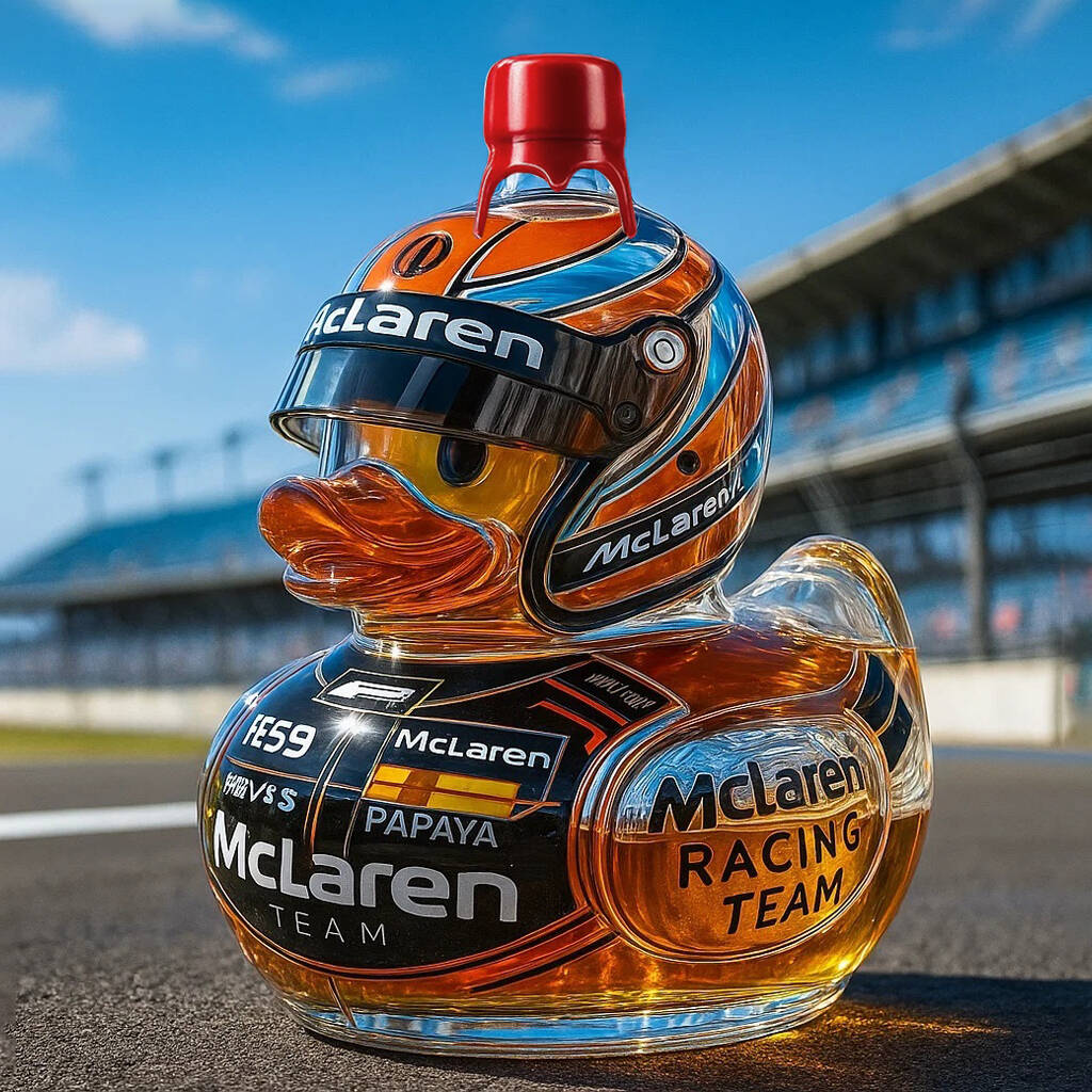 F1 Duck Whisky Bottle