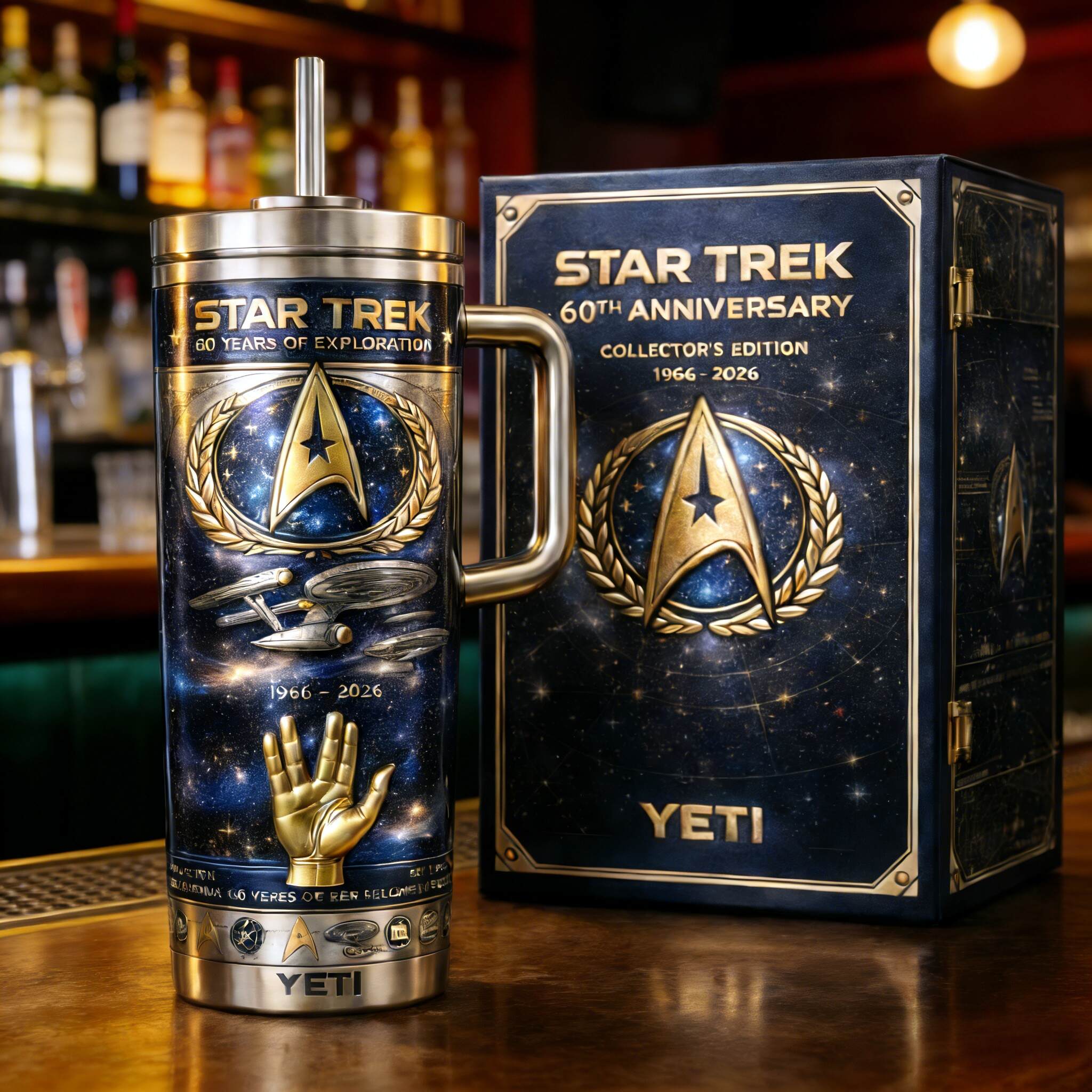 Star Trek 60th Anniversary YETI Tumbler (1966–2026)